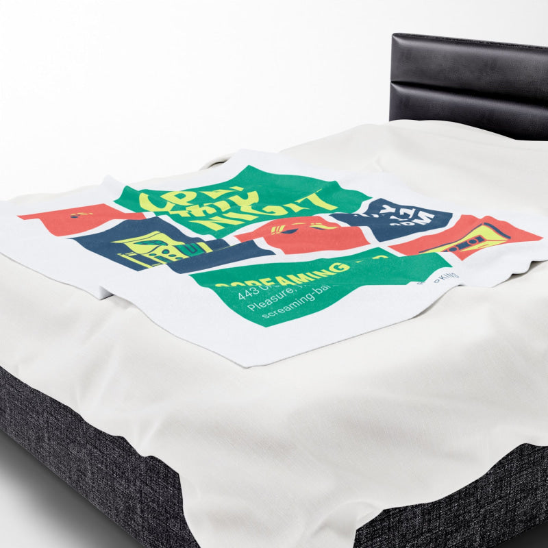 Open Mic Night | Mix & Match Velveteen Fun-Flirty Lovers’ Blankets