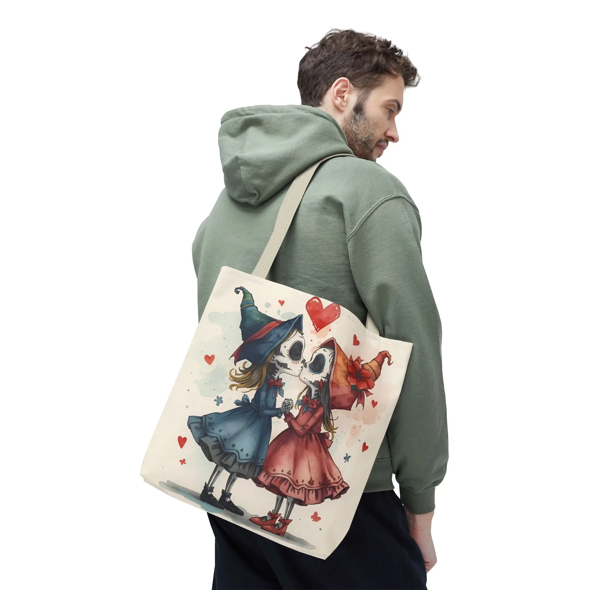 Kissing Witches Print | Mix & Match Fun-Flirty Lovers’ Totes