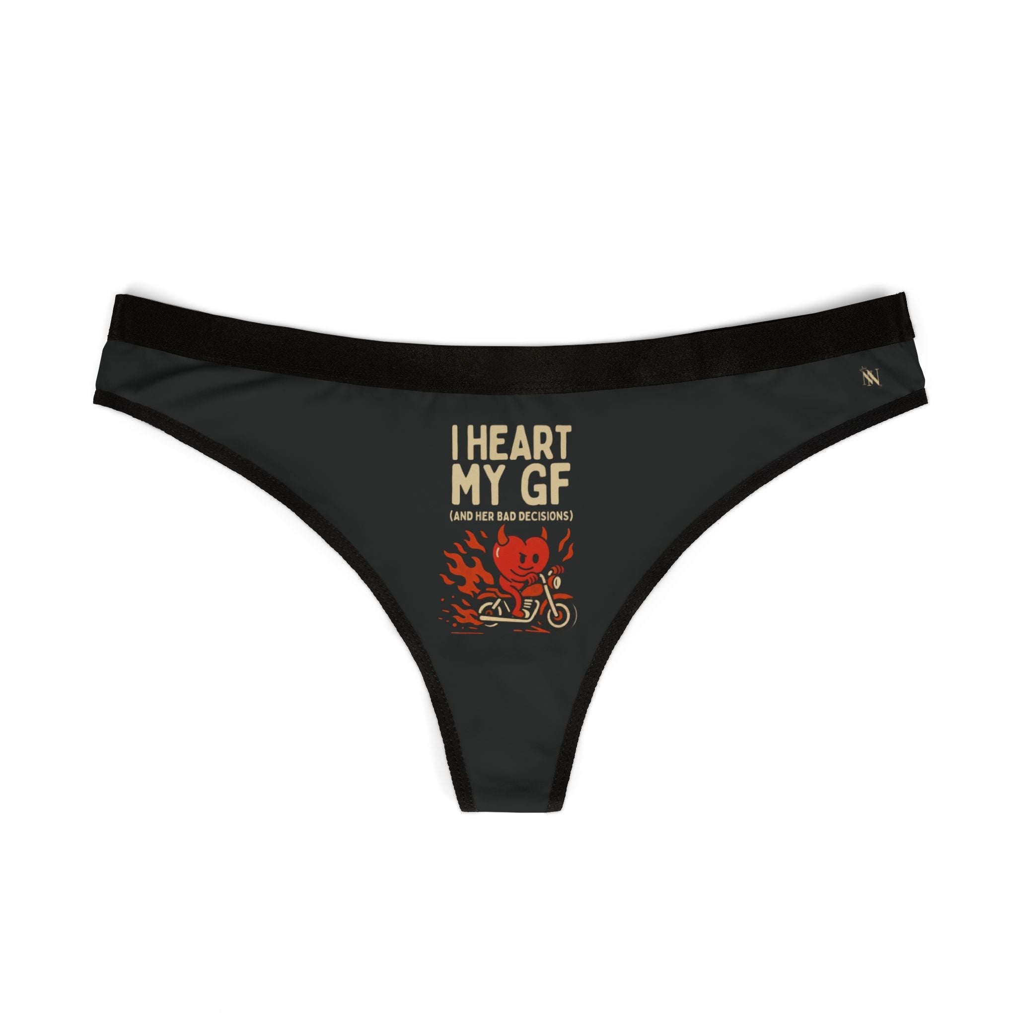 I Heart My GF | Mix & Match Women’s Fun-Flirty Lovers’ Thongs
