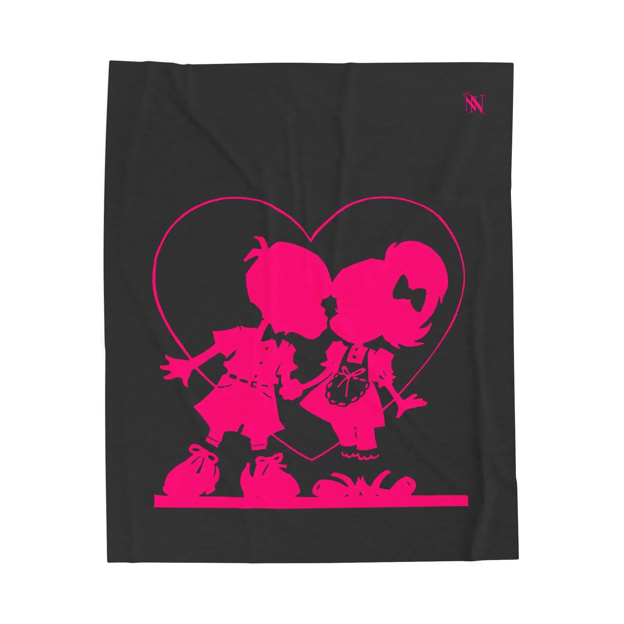 First Kiss | Mix & Match Velveteen Fun-Flirty Lovers’ Blankets