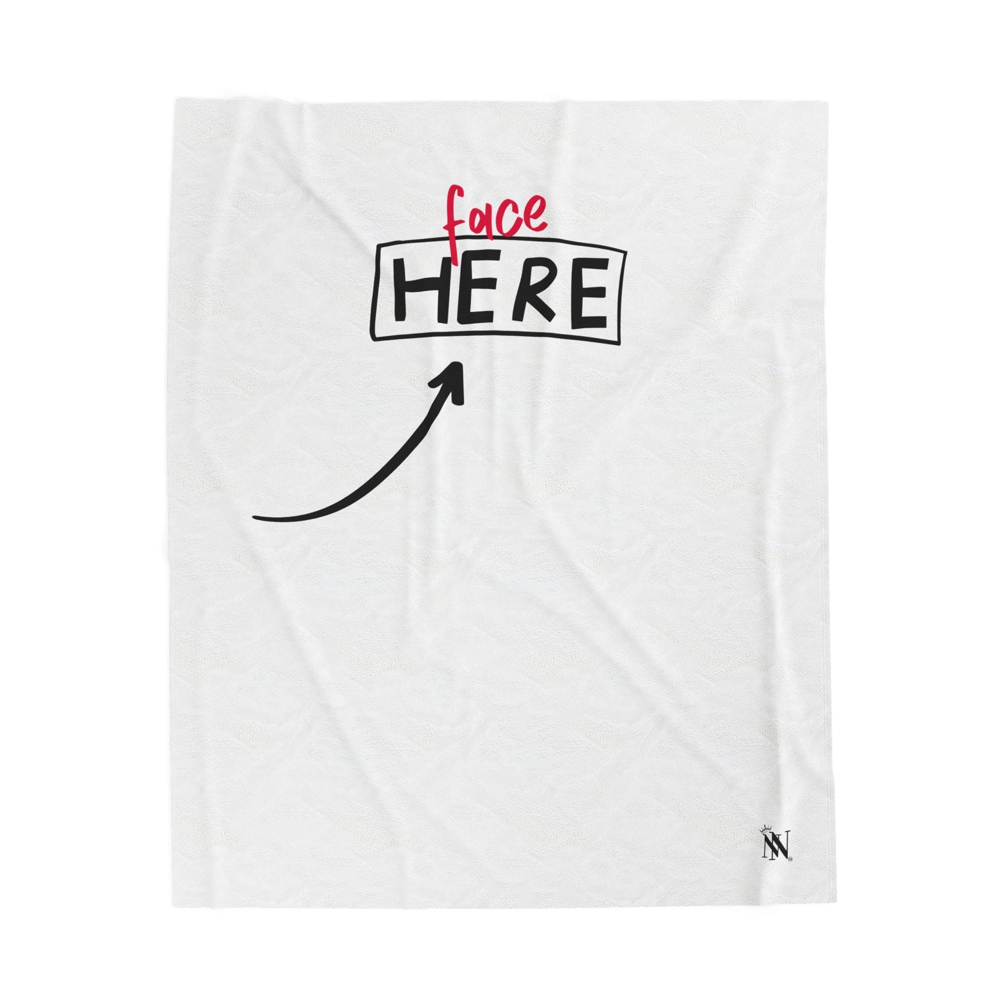 Face Here | Mix & Match Fun-Flirty Lovers’ Blankets