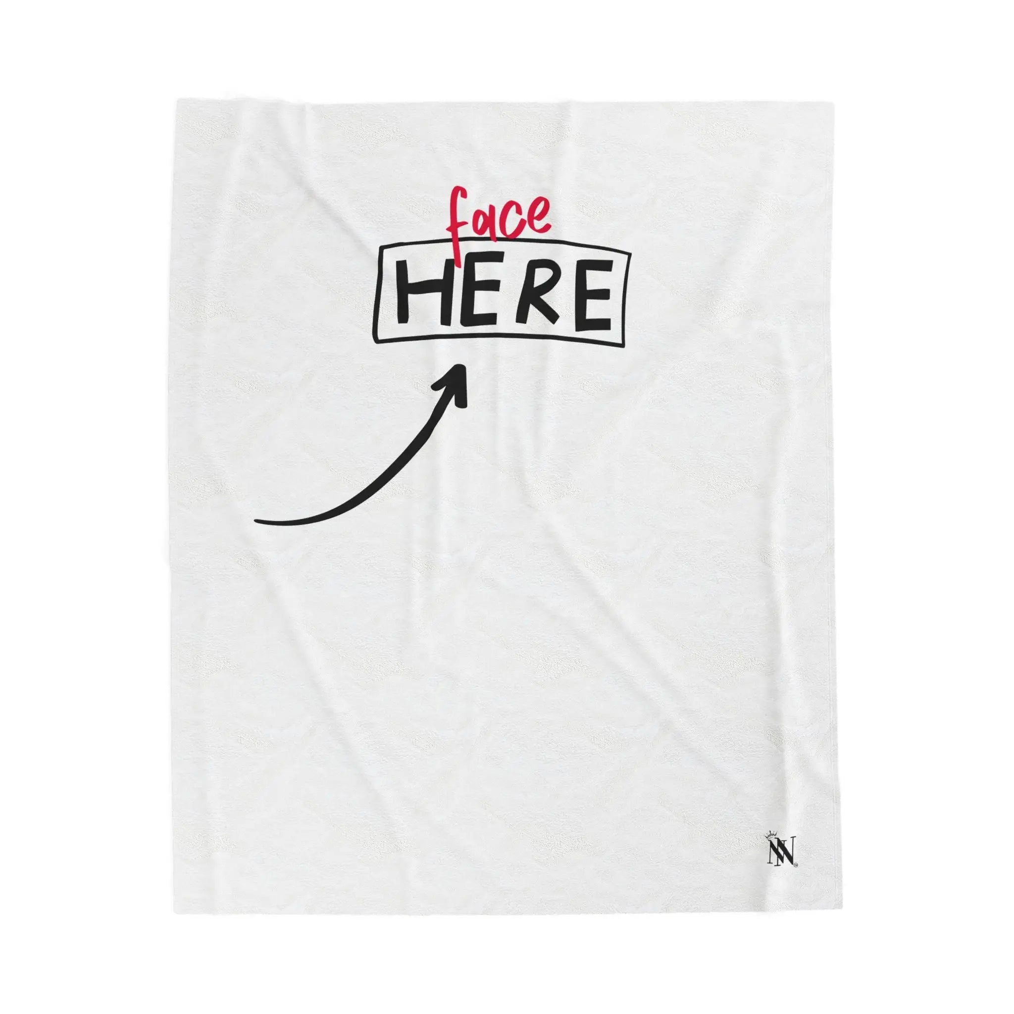 Face Here | Mix & Match Fun-Flirty Lovers’ Blankets