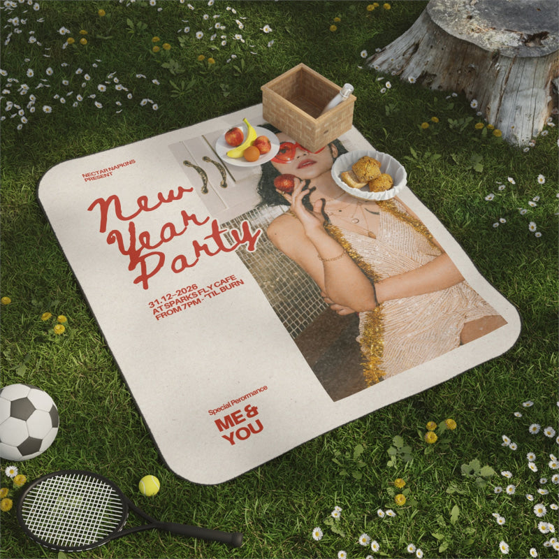 New Year Party | Mix Match Fun-Flirty Lovers’ Water-Resistant Blankets