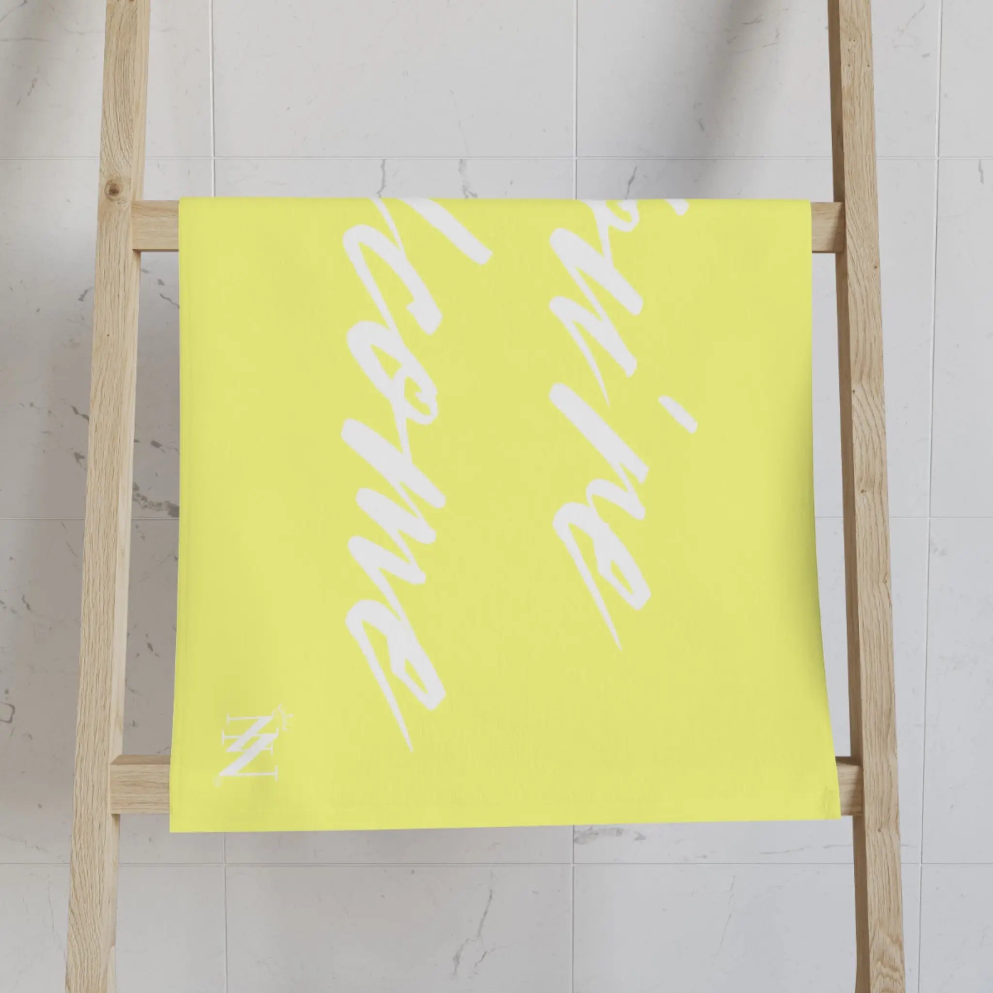 Simply Youâre Welcome Light Yellow Cum Towel