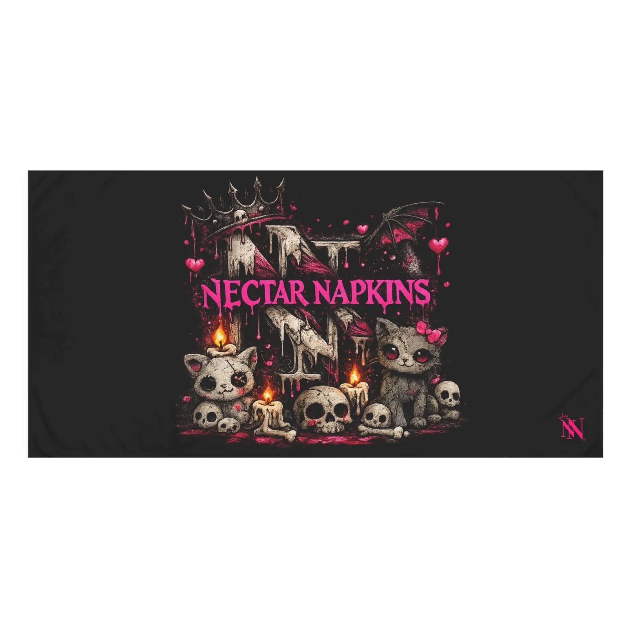 Nectar Napkins Gothic Kitty Anal Play Sex Towel
