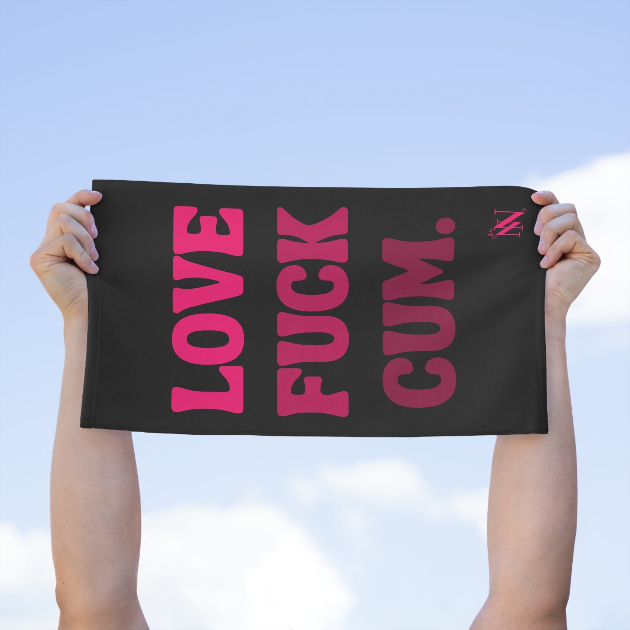 Love Fuck Cum. Nectar Napkins Sex Towel