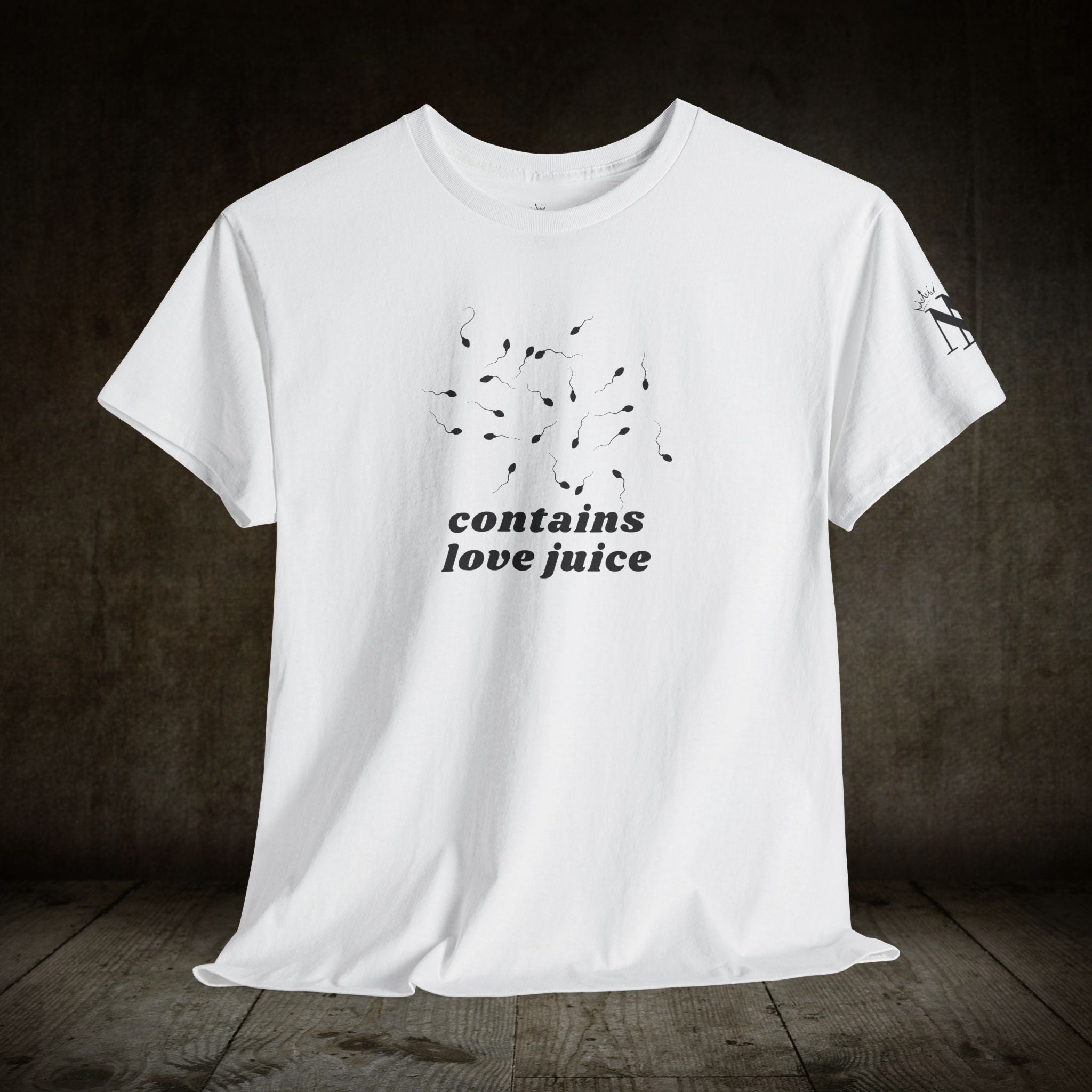 Contains Love Juice | Mix & Match 100% Cotton Unisex Fun-Flirty Lovers’ Tees