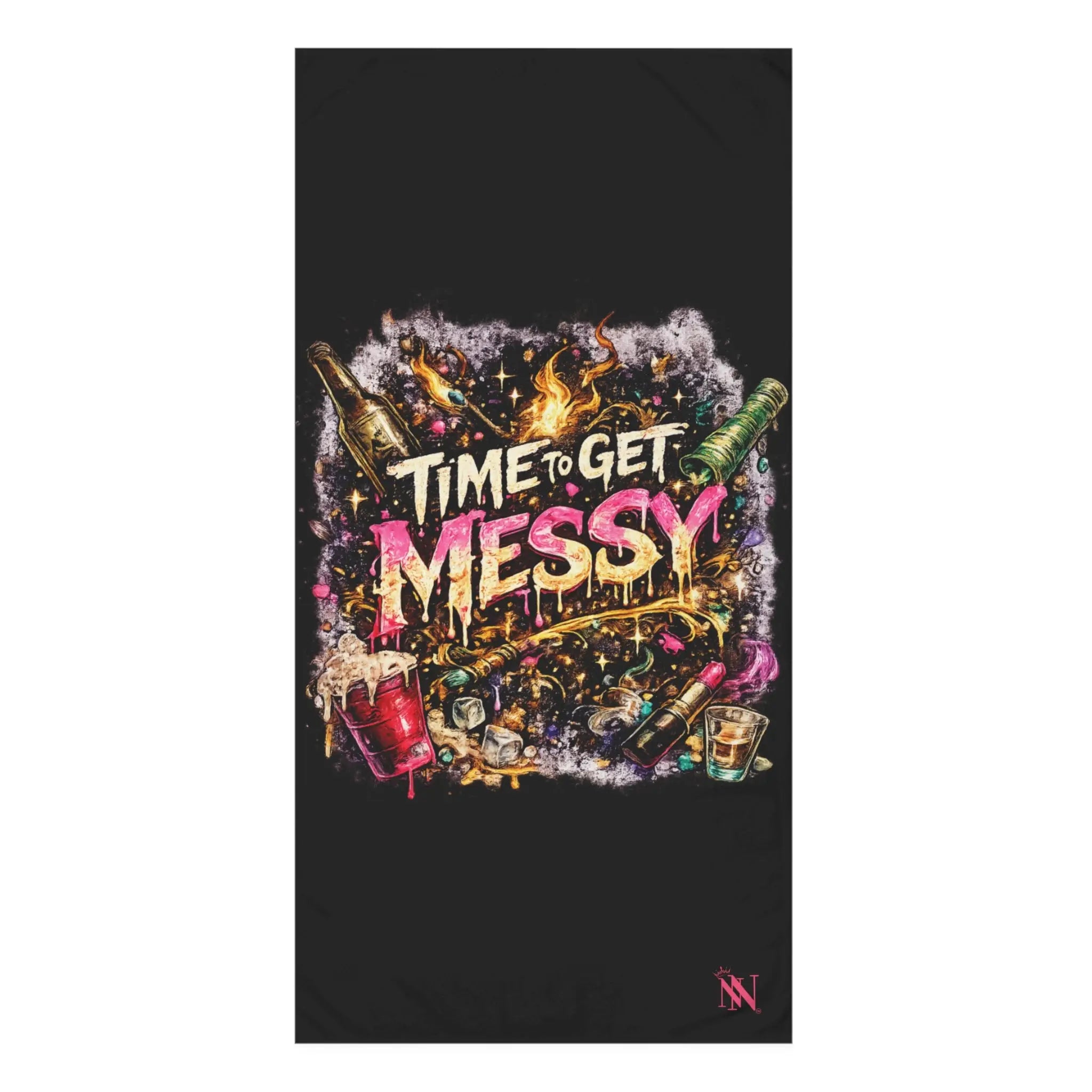 Time to Get Messy Party Extra Large Towel
