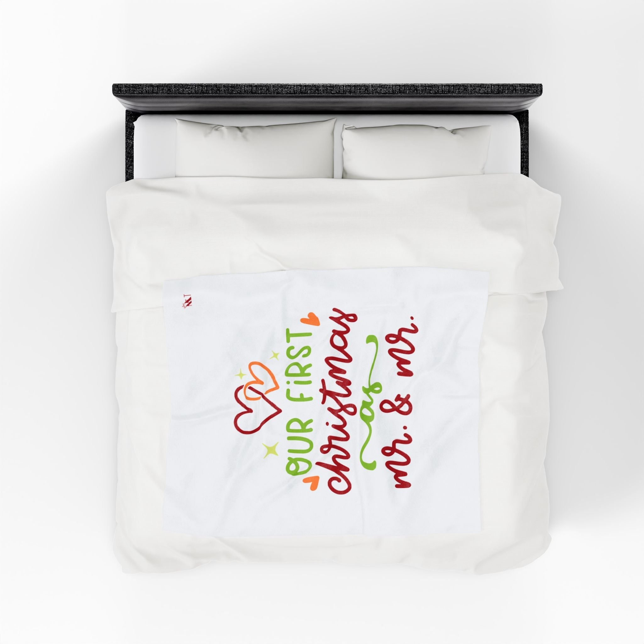 Our First Christmas as Mr. & Mr. | Mix & Match Fun-Flirty Lovers’ Blankets
