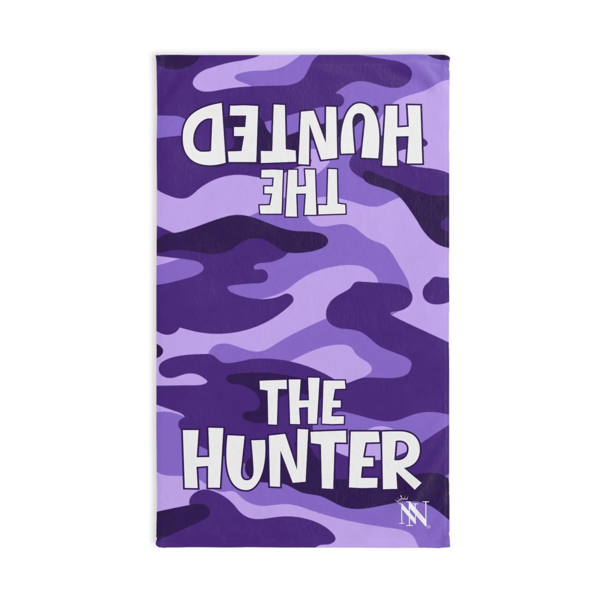 The Hunter & The Hunted Shareable Purple Camo Cum Towel