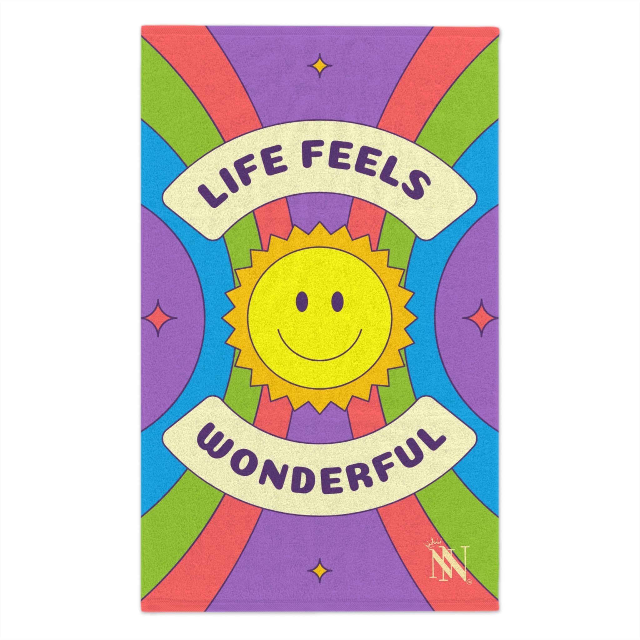 Life Feels Wonderful Retro Sex Towel