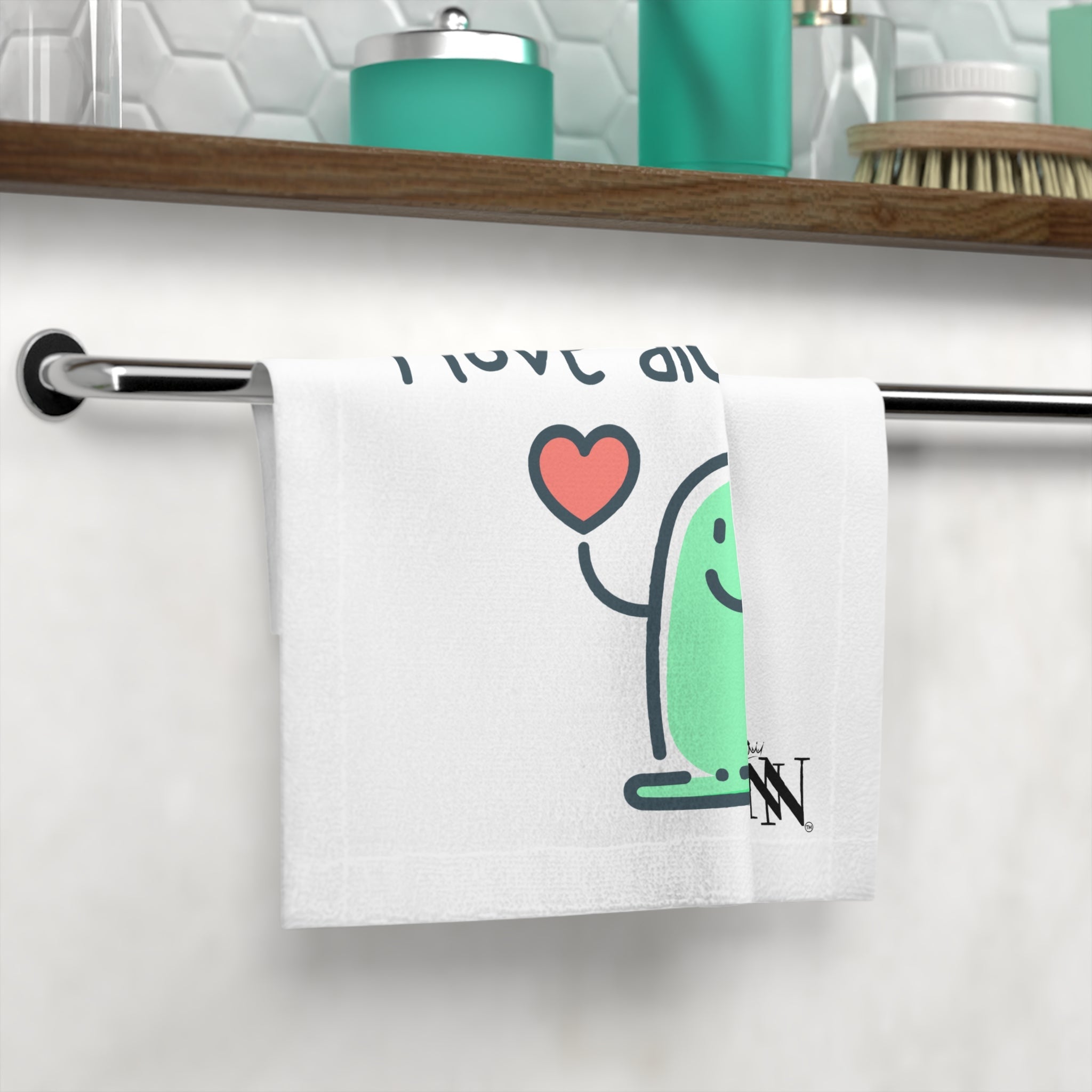 Fuck I Love Dick White | Mix & Match Lils’ Fun-Flirty Lovers’ Towels