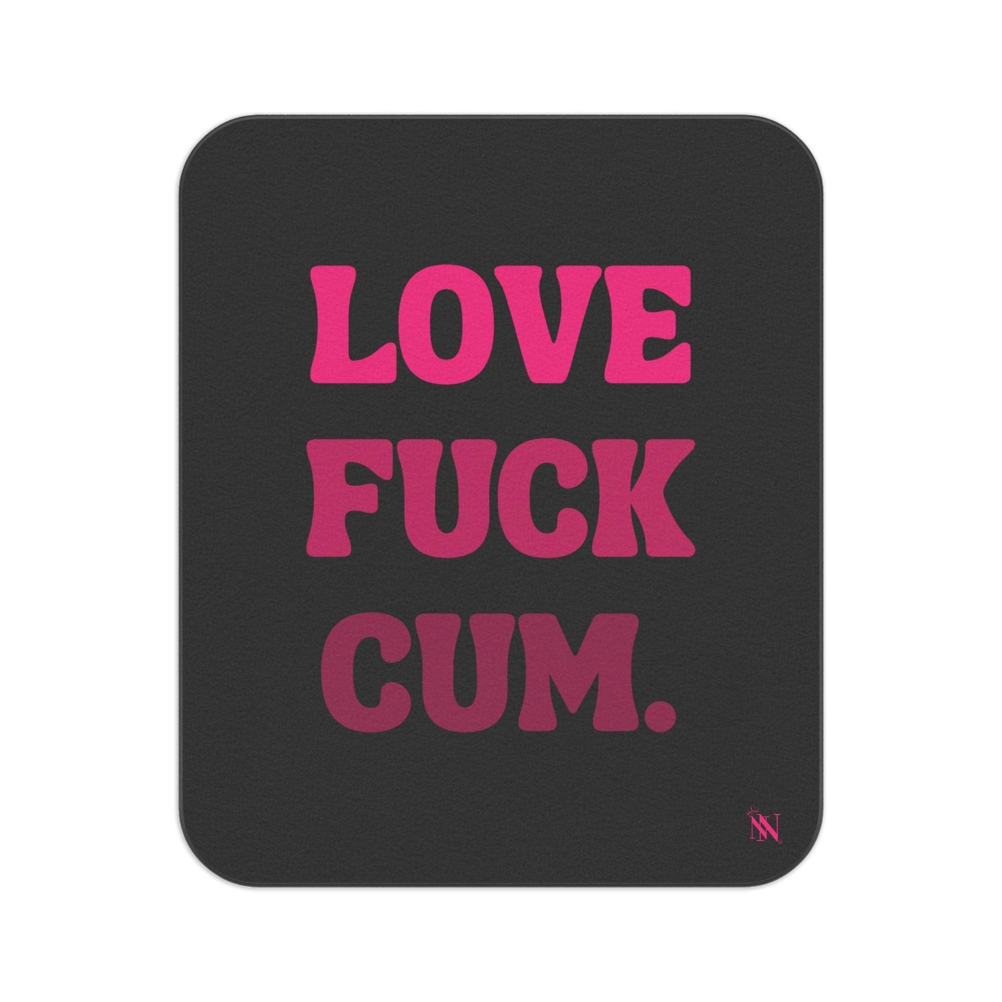 Love Fuck Cum. Nectar Napkins Sex Blanket