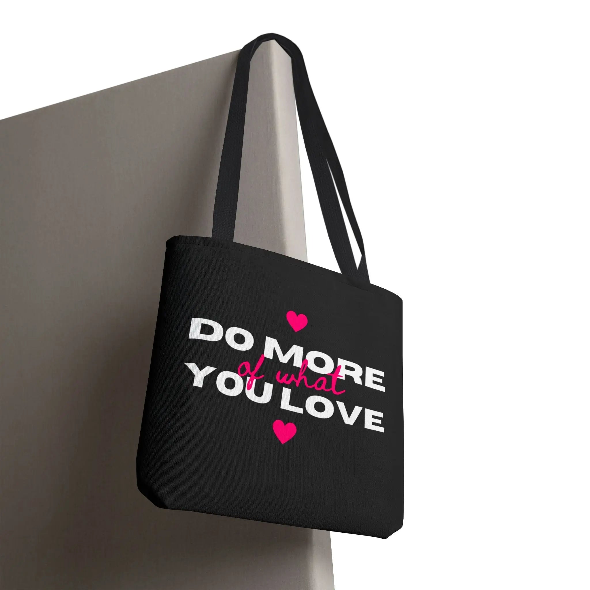 Do More of What You Love Hearts Tote Bag