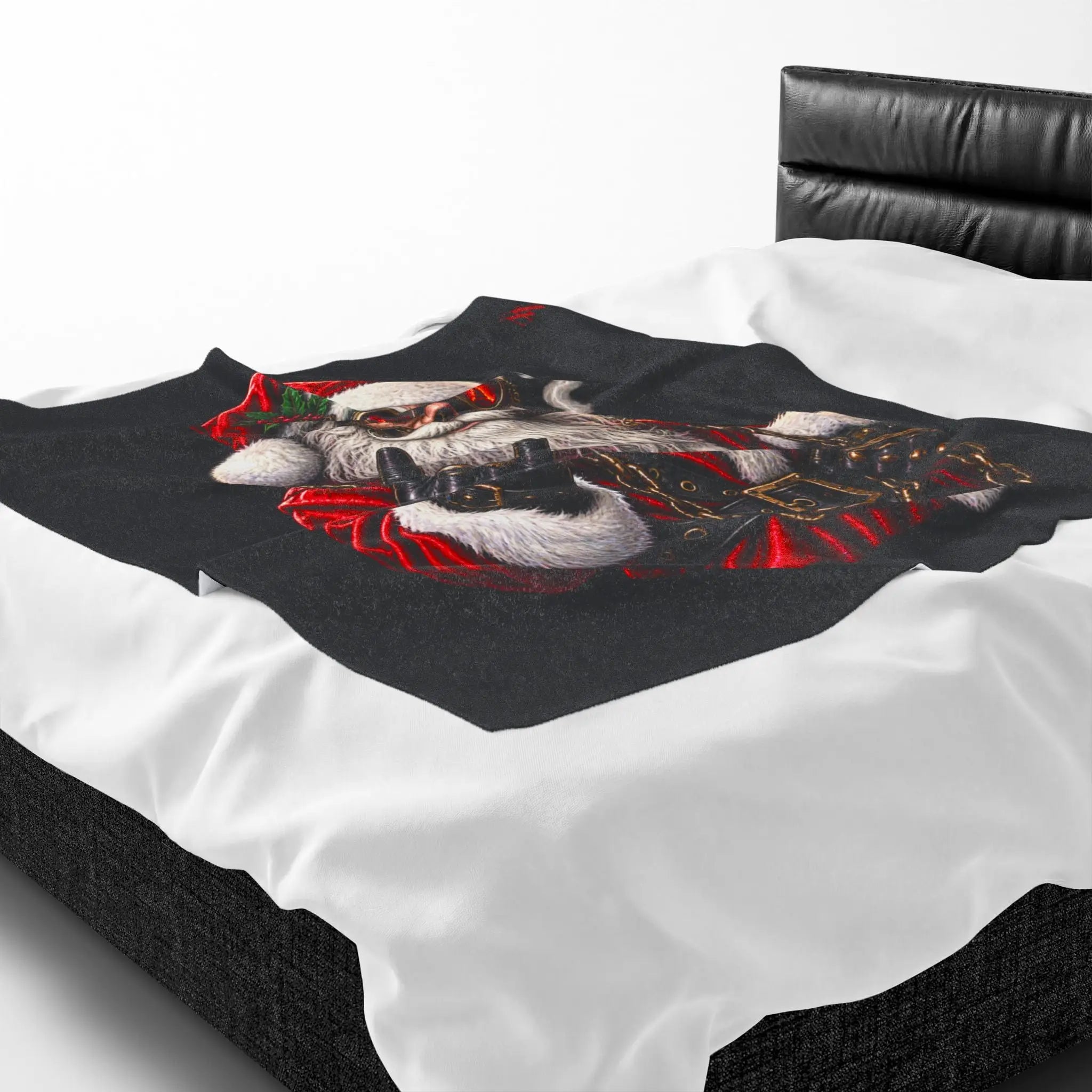 Santa in Chains Christmas | Nectar Napkins Fun-Flirty Lovers’ Blankets