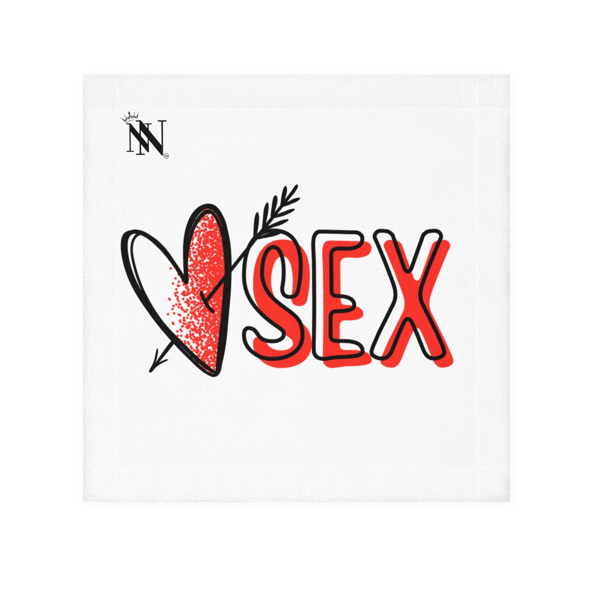 Heart Arrow Sex Cum Rag