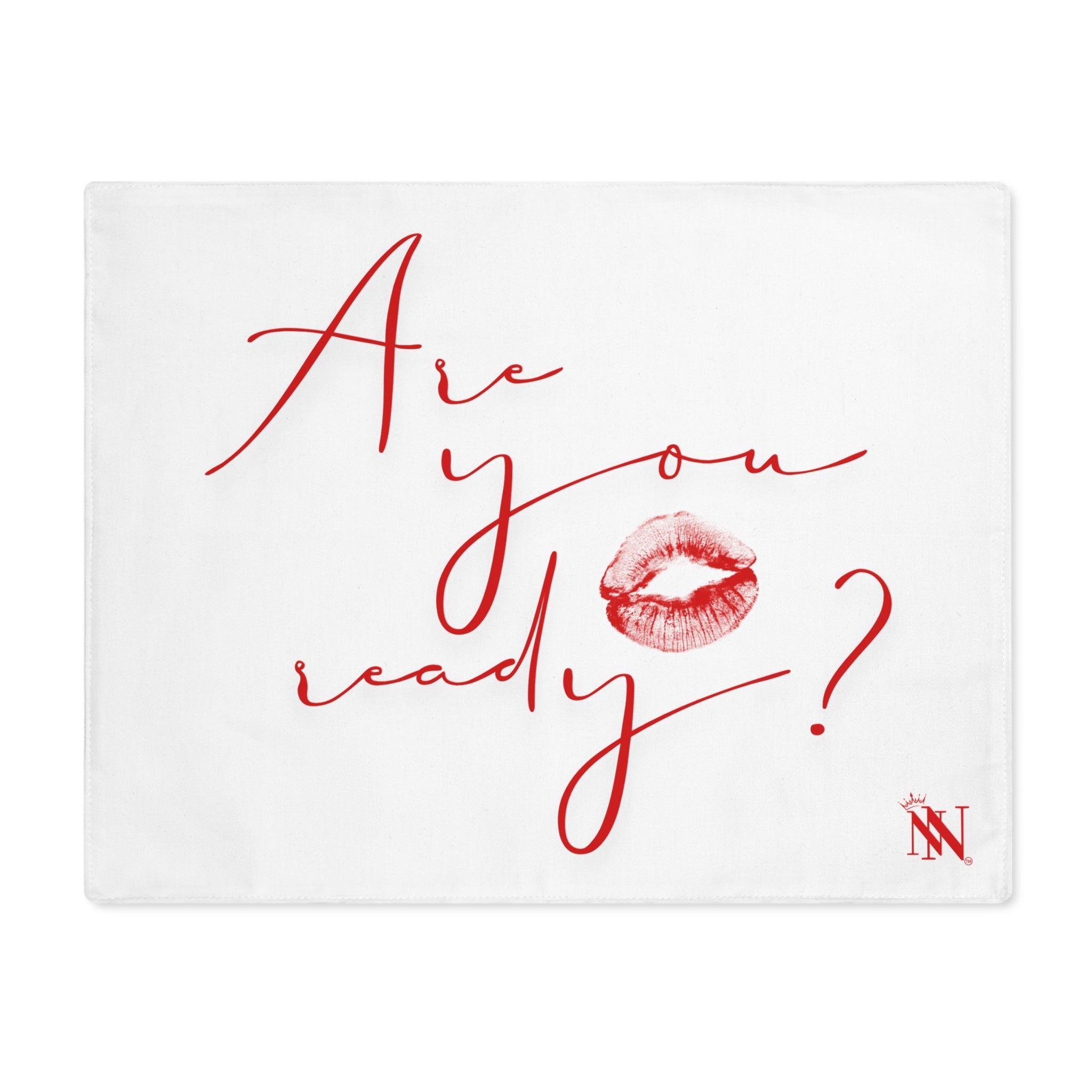 Are You Ready? Kiss Mark | Mix & Match Playful Fun-Flirty Lovers’ Toy Mats