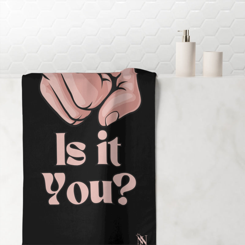 Is It You? Pointing | Mix & Match XL Fun-Flirty Lovers’ Towels