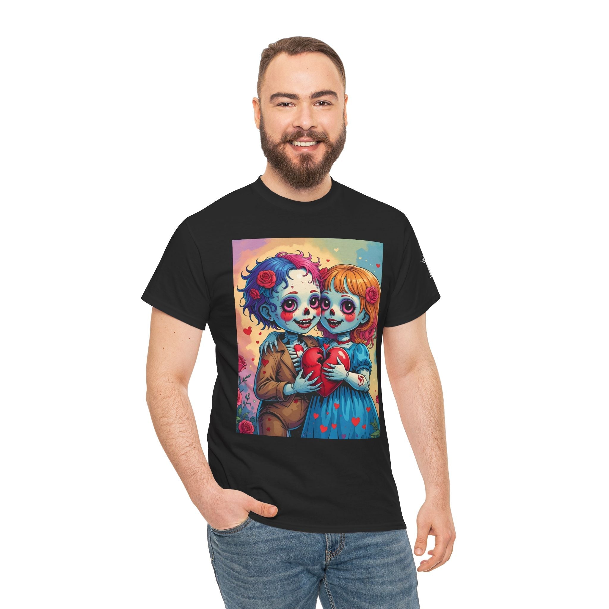 Dead Dolls in Love | Mix & Match Cotton Unisex Fun-Flirty Lovers’ T-Shirts