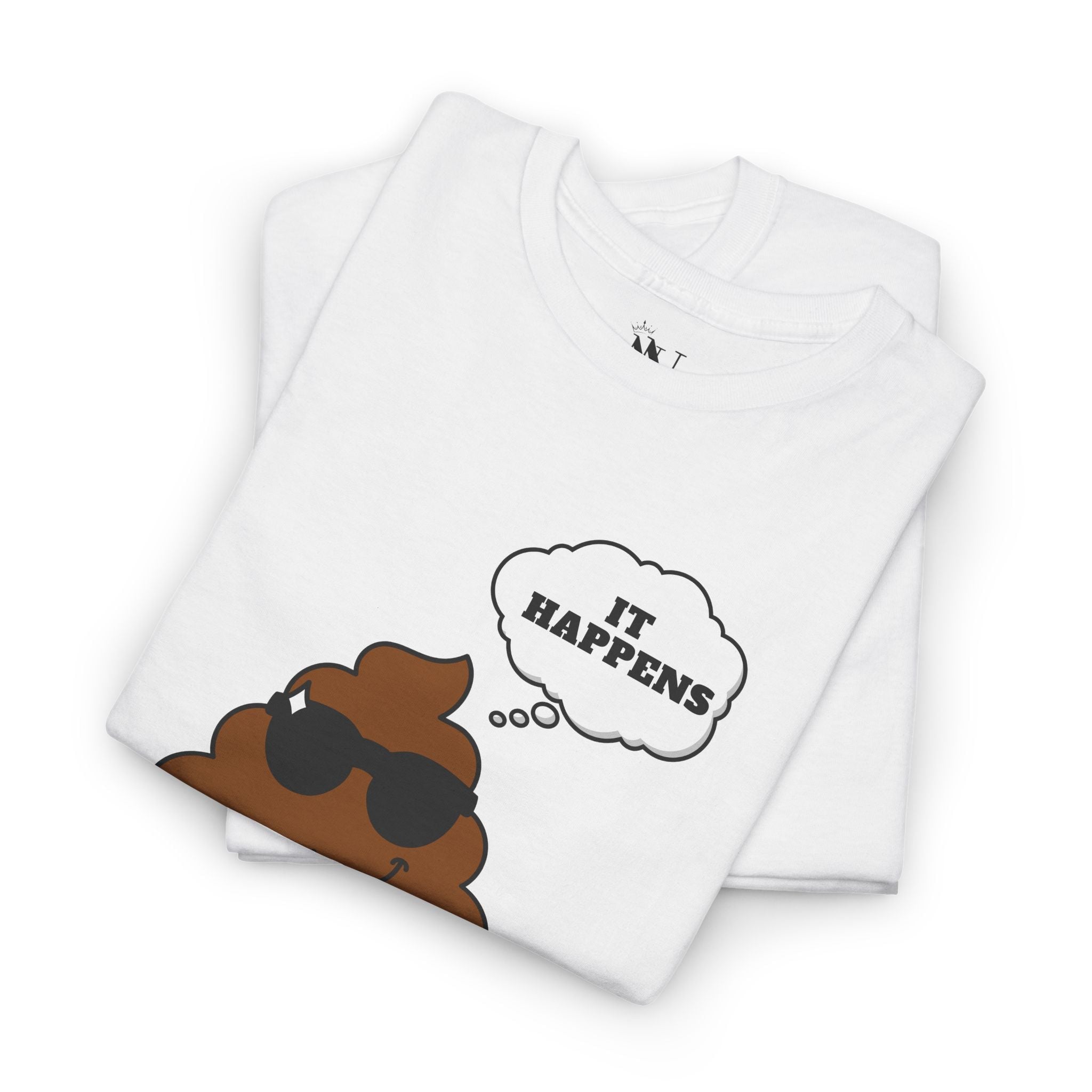 Poo! It Happens | Mix & Match 100% Cotton Unisex Fun-Flirty Lovers’ Tees