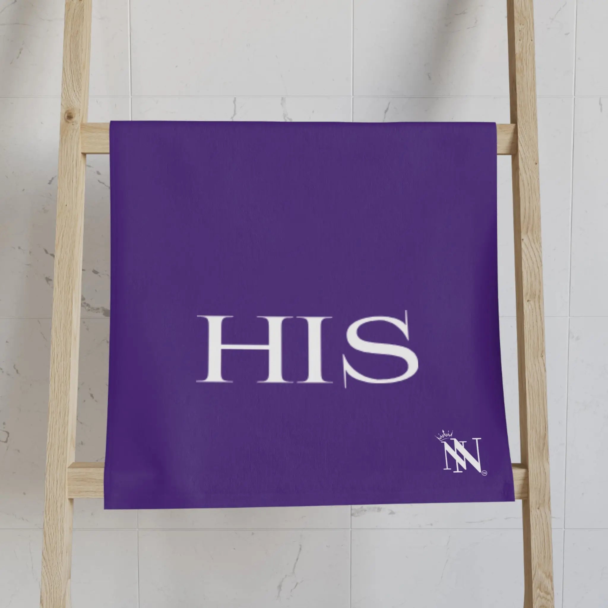 His Hers Shareable Purple | Mix & Match Classic Fun-Flirty Lovers’ Towels