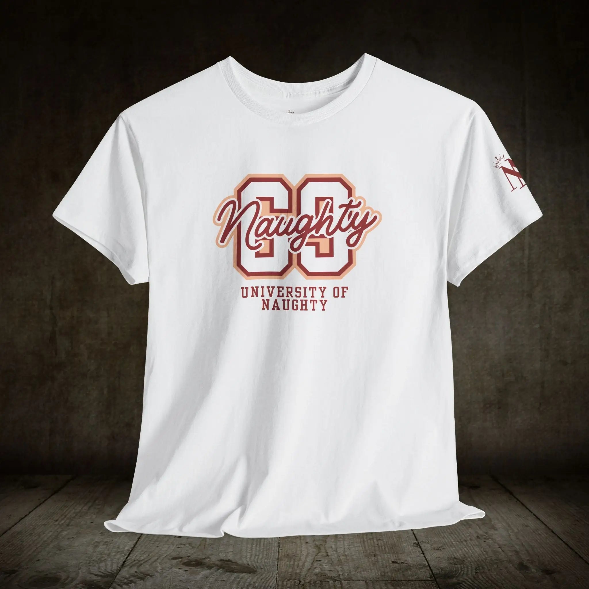 University of Naughty | Mix & Match Cotton Unisex Fun-Flirty Lovers’ T-Shirts