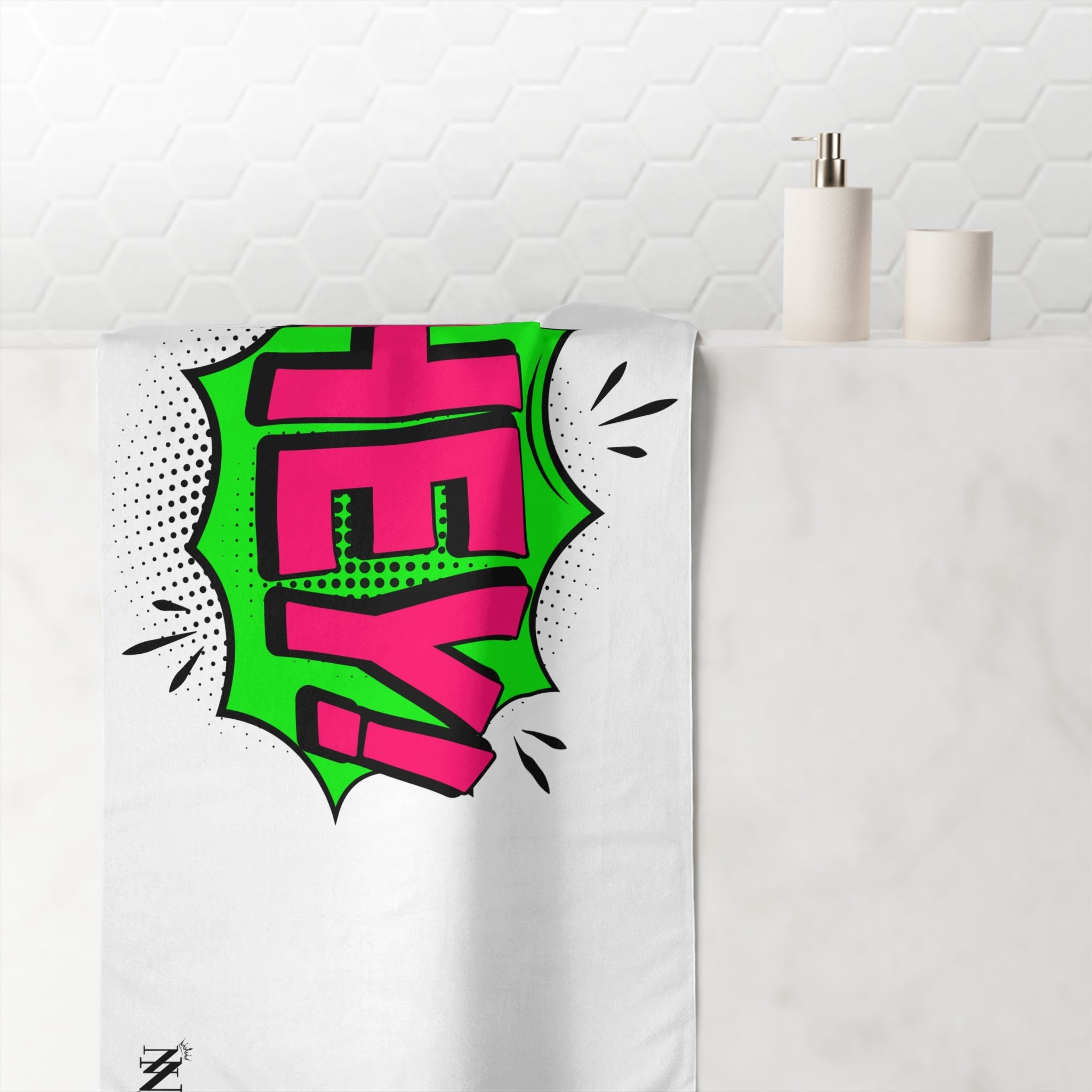 Hey! Cartoon Fun | Mix & Match XL Fun-Flirty Lovers’ Towels