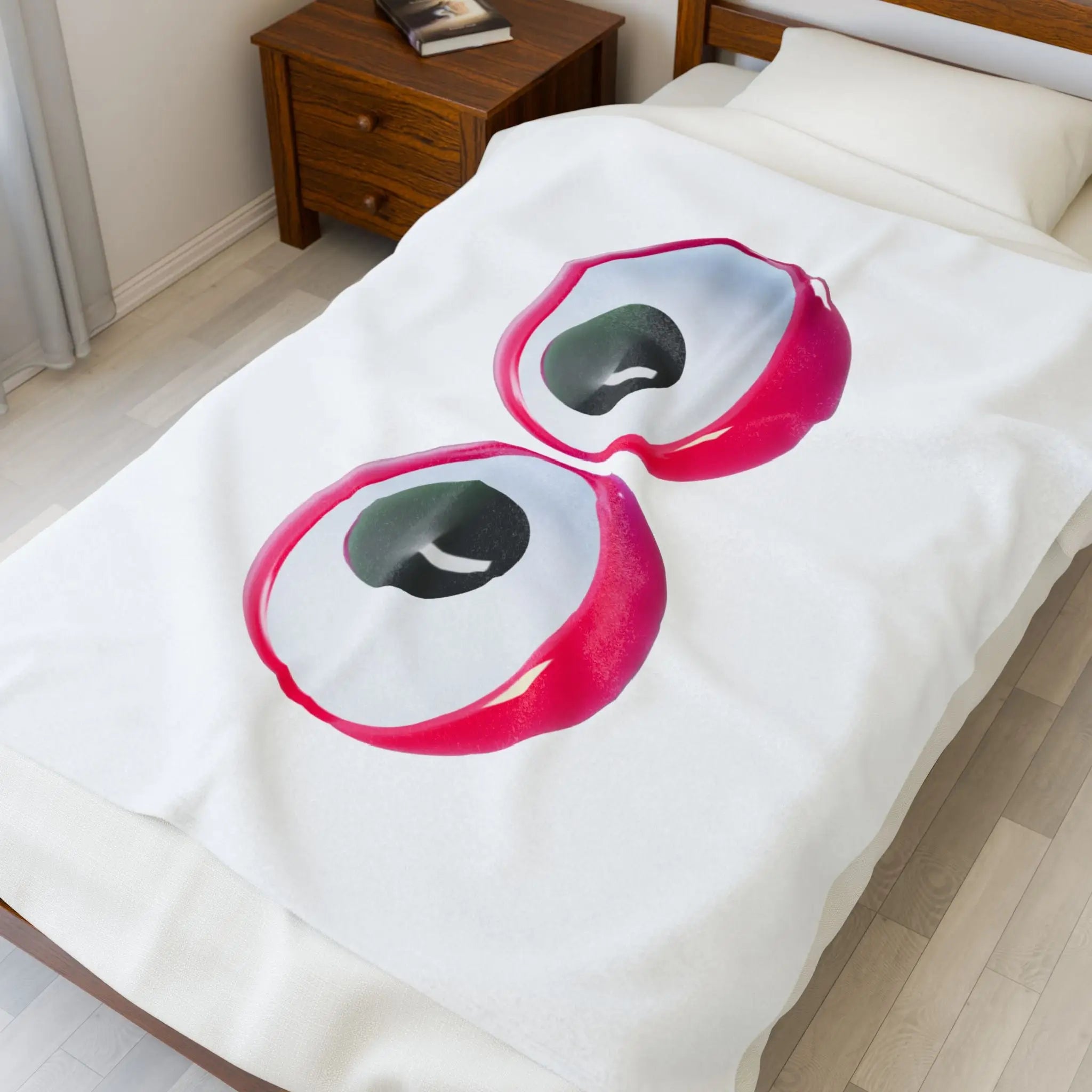 Wobbly Eyes | Mix & Match Soft Fun-Flirty Lovers’ Blankets
