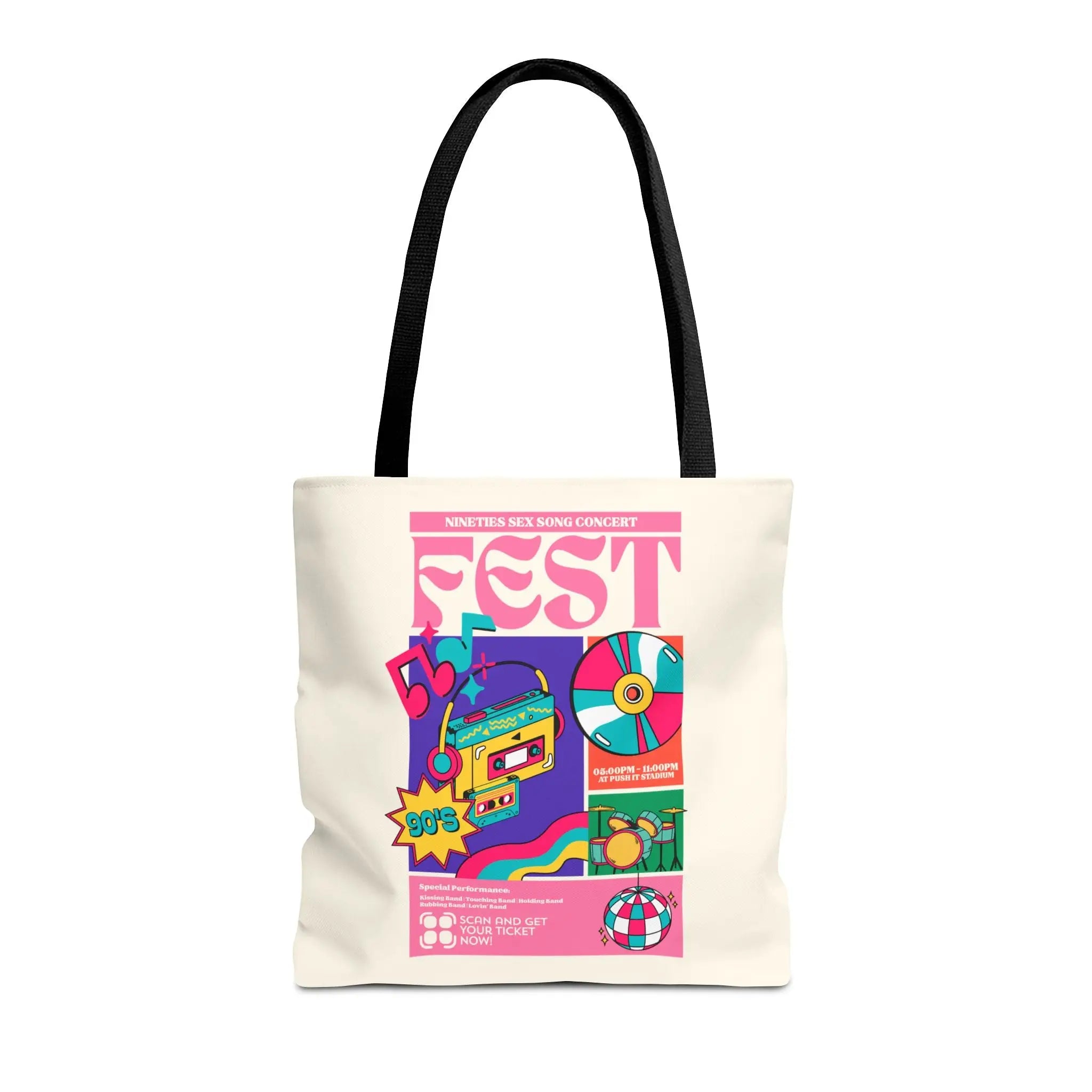 Nineties Sex Song | Mix & Match Fun-Flirty Lovers’ Totes