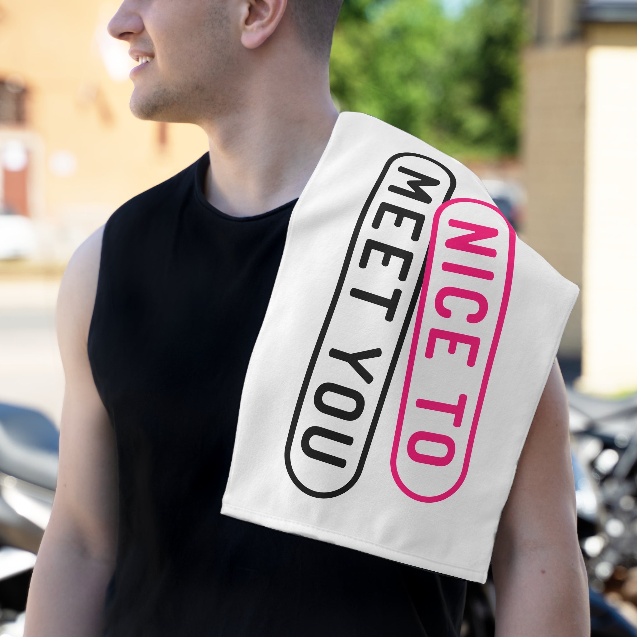 Nice to Meet You Sex Towel