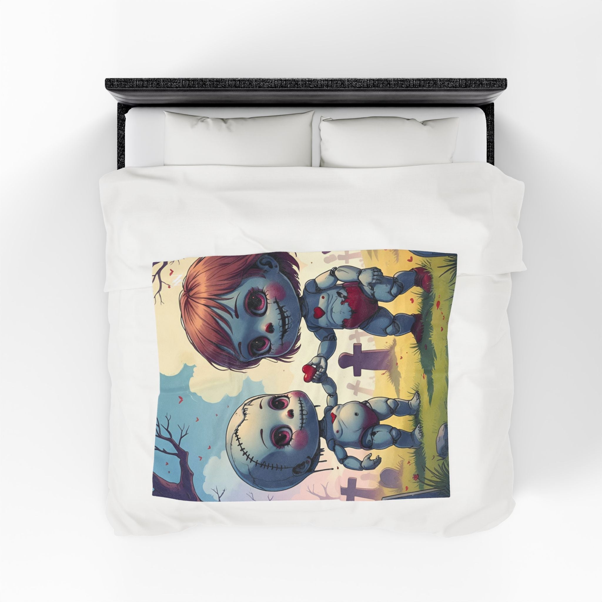 Dead Dolls Love | Mix & Match Soft Fun-Flirty Lovers’ Blankets