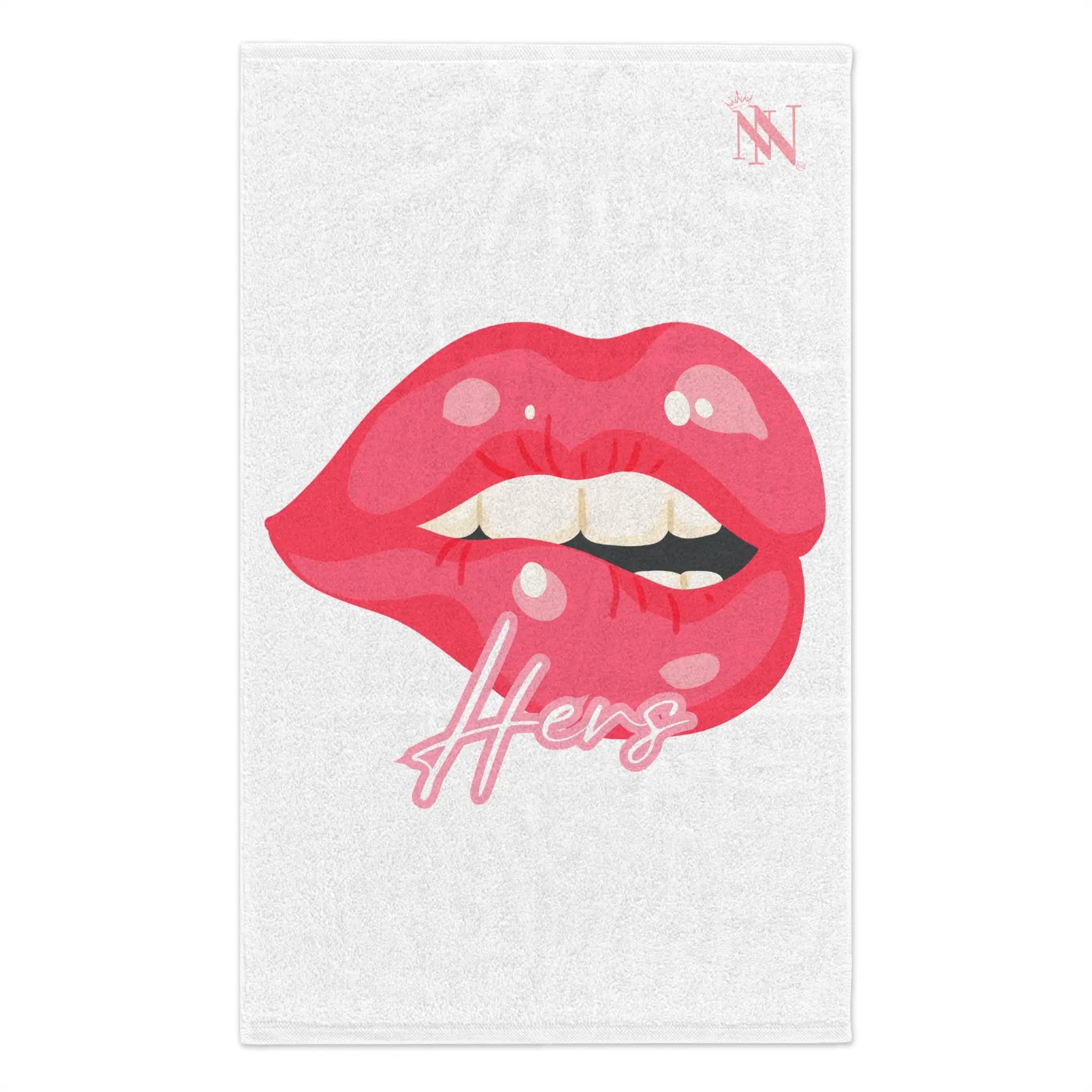 Hers Biting Lip Sex Towel