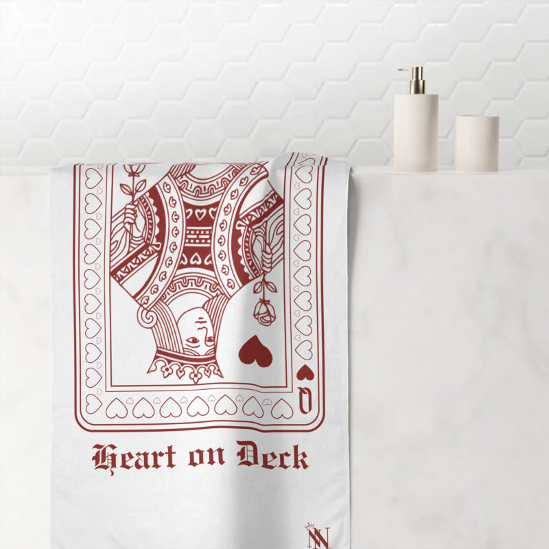 Queen Heart on Deck | Mix & Match XL Fun-Flirty Lovers’ Towels