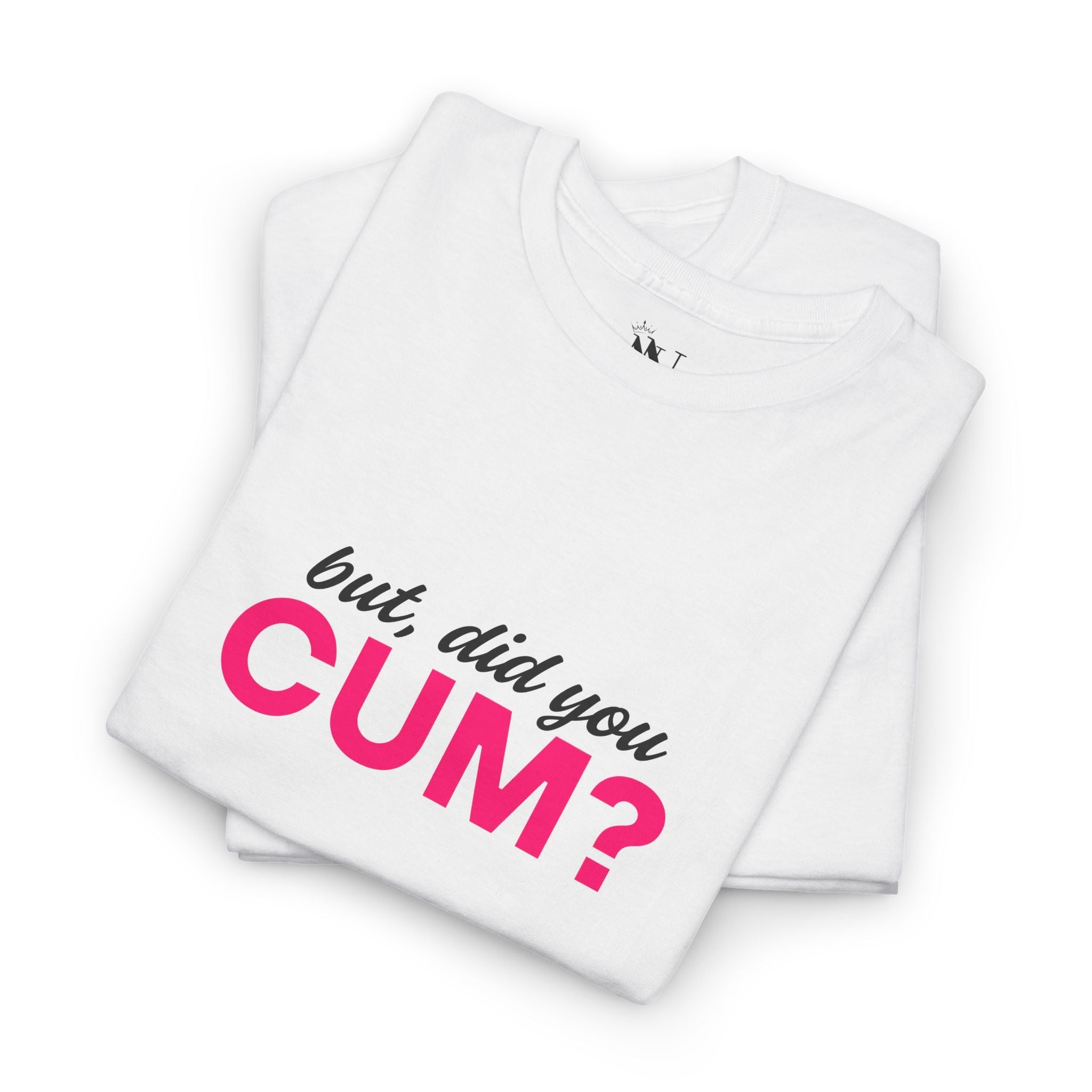 But Did You Cum? | Mix & Match Cotton Unisex Fun-Flirty Lovers’ T-Shirts