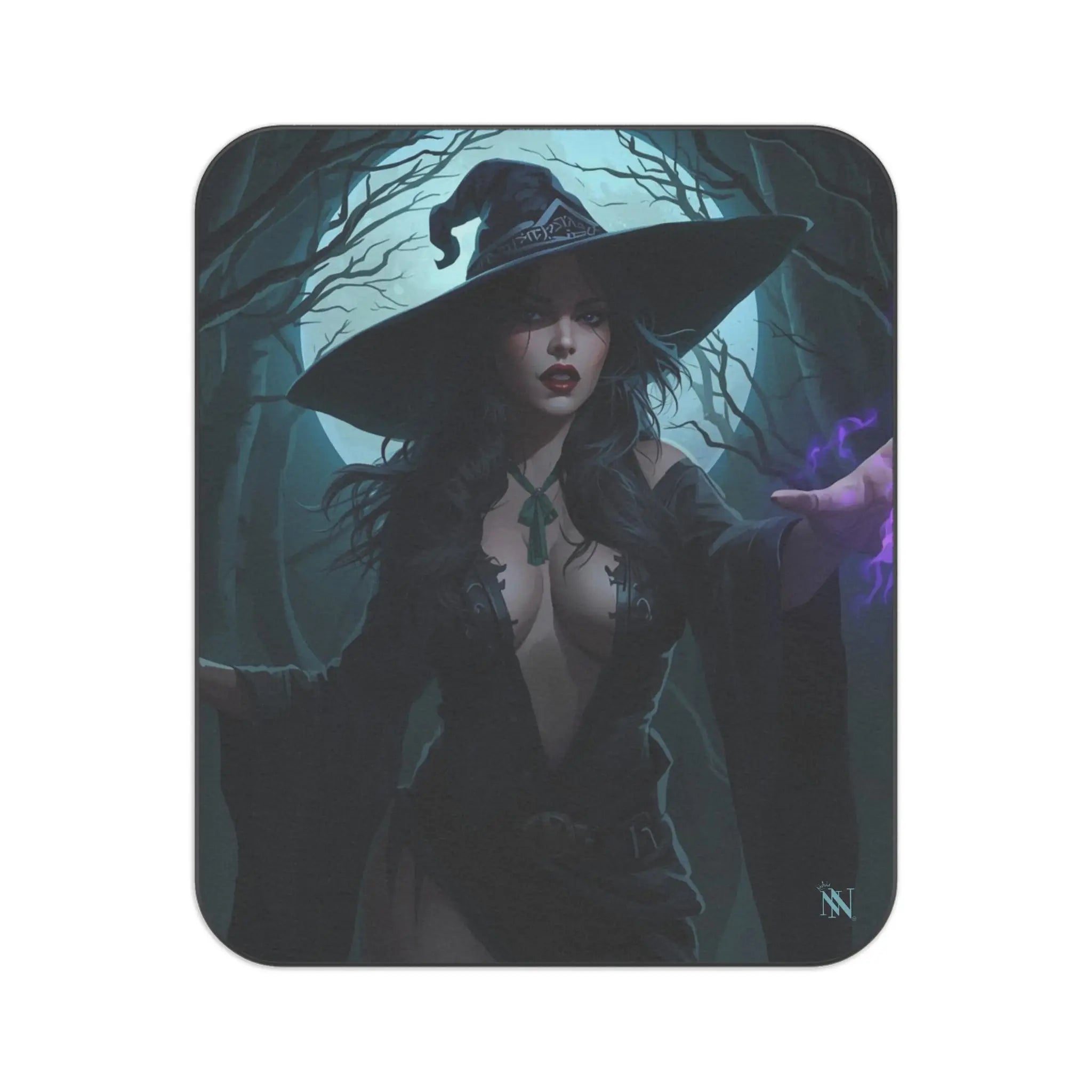 Gothic Witch Fantasy Women Couple Friendly Water-Resistant Sex Blanket