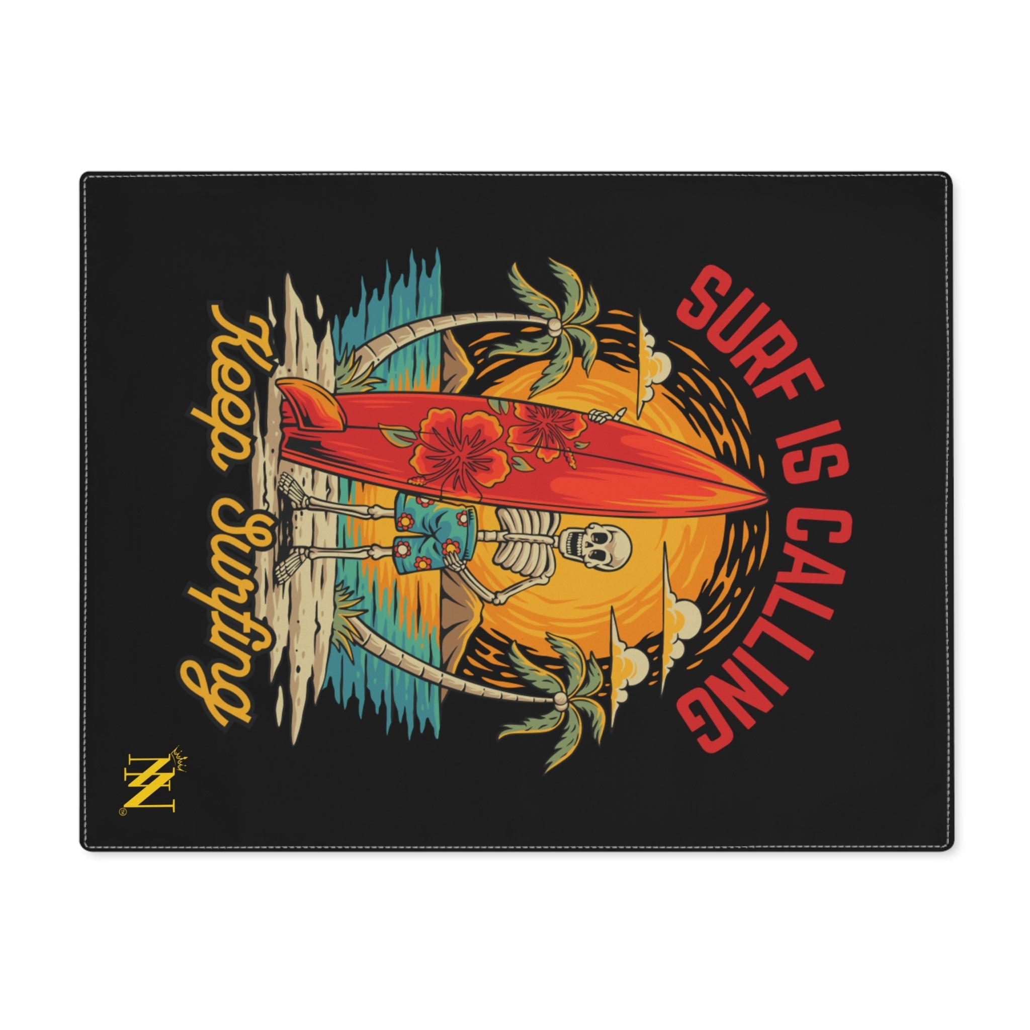 Keep Surfing Skeleton Beach | Mix & Match Playful Fun-Flirty Lovers’ Toy Mats