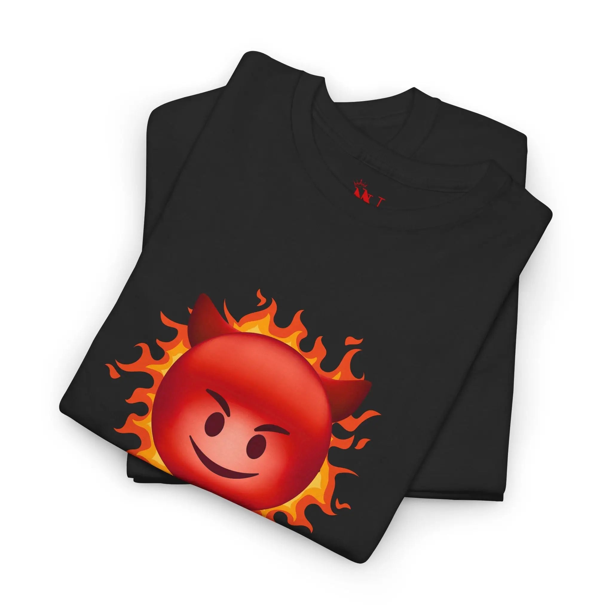Red Hot Naughty Devil Emoji | Mix & Match 100% Cotton Unisex Fun-Flirty Lovers’ Tees