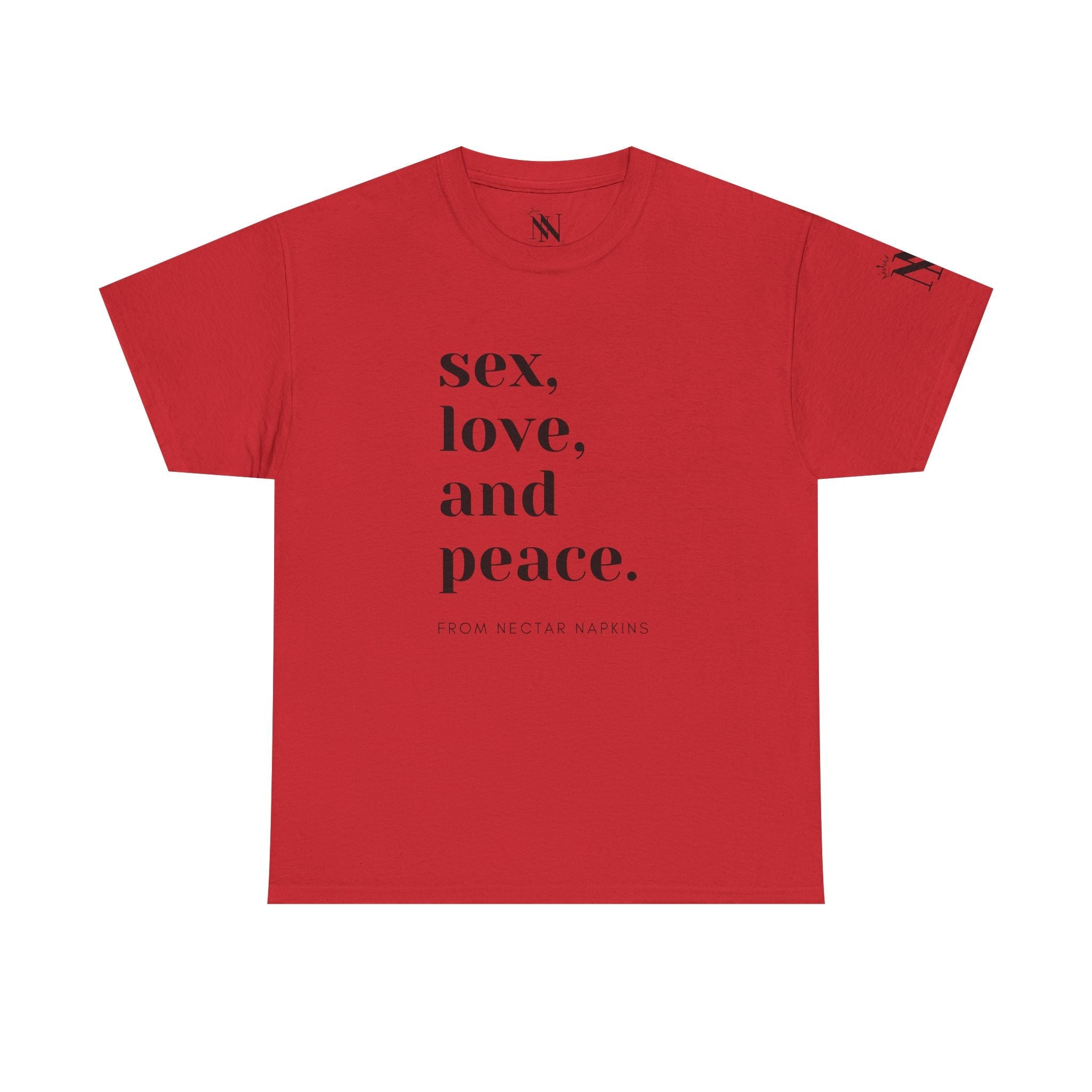 Sex Peace Love | Mix & Match 100% Cotton Unisex Fun-Flirty Lovers’ Tees