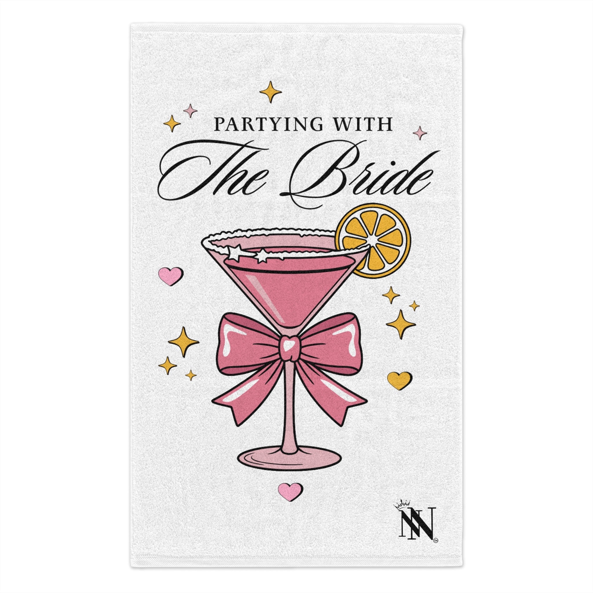 Partying With The Bride Microfiber Towel