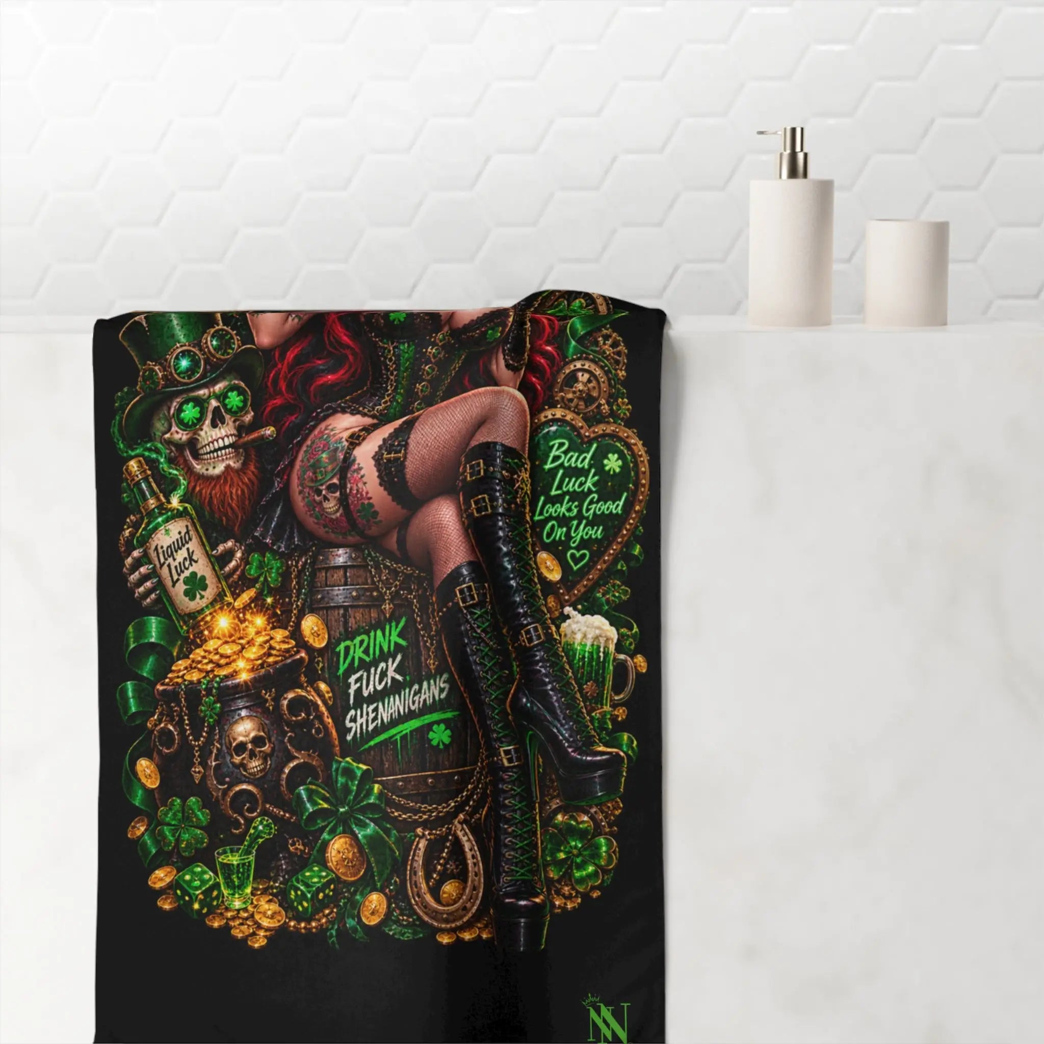 St. Patrick’s Day Wicked Fantasy XL Sex Towel