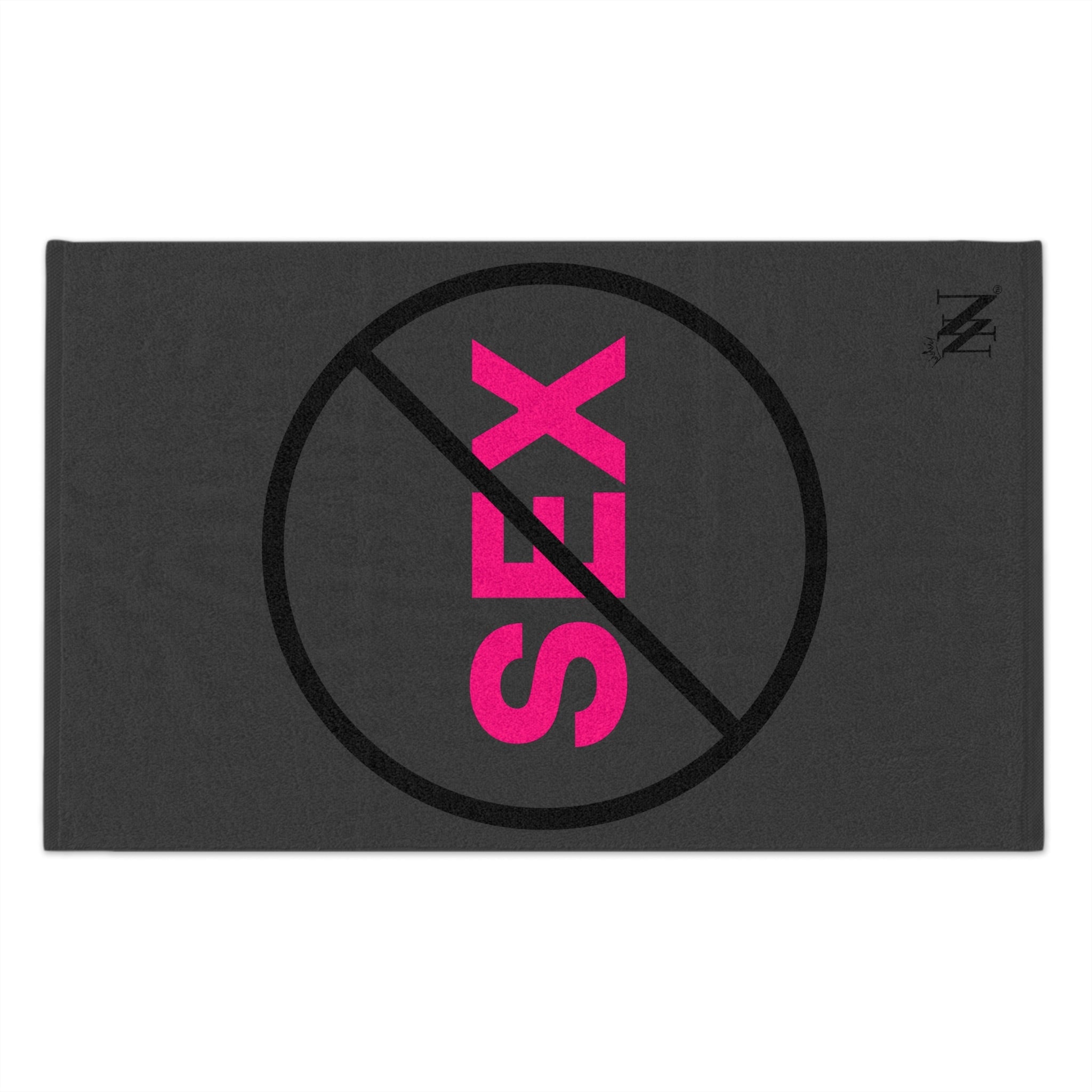 No Sex Dark Grey | Mix & Match Soft Fun-Flirty Lovers’ Towels