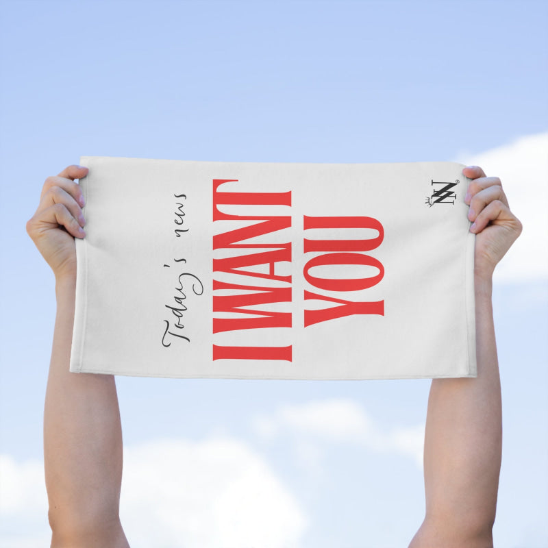 Today’s News I Want You | Mix & Match Soft Fun-Flirty Lovers’ Towels