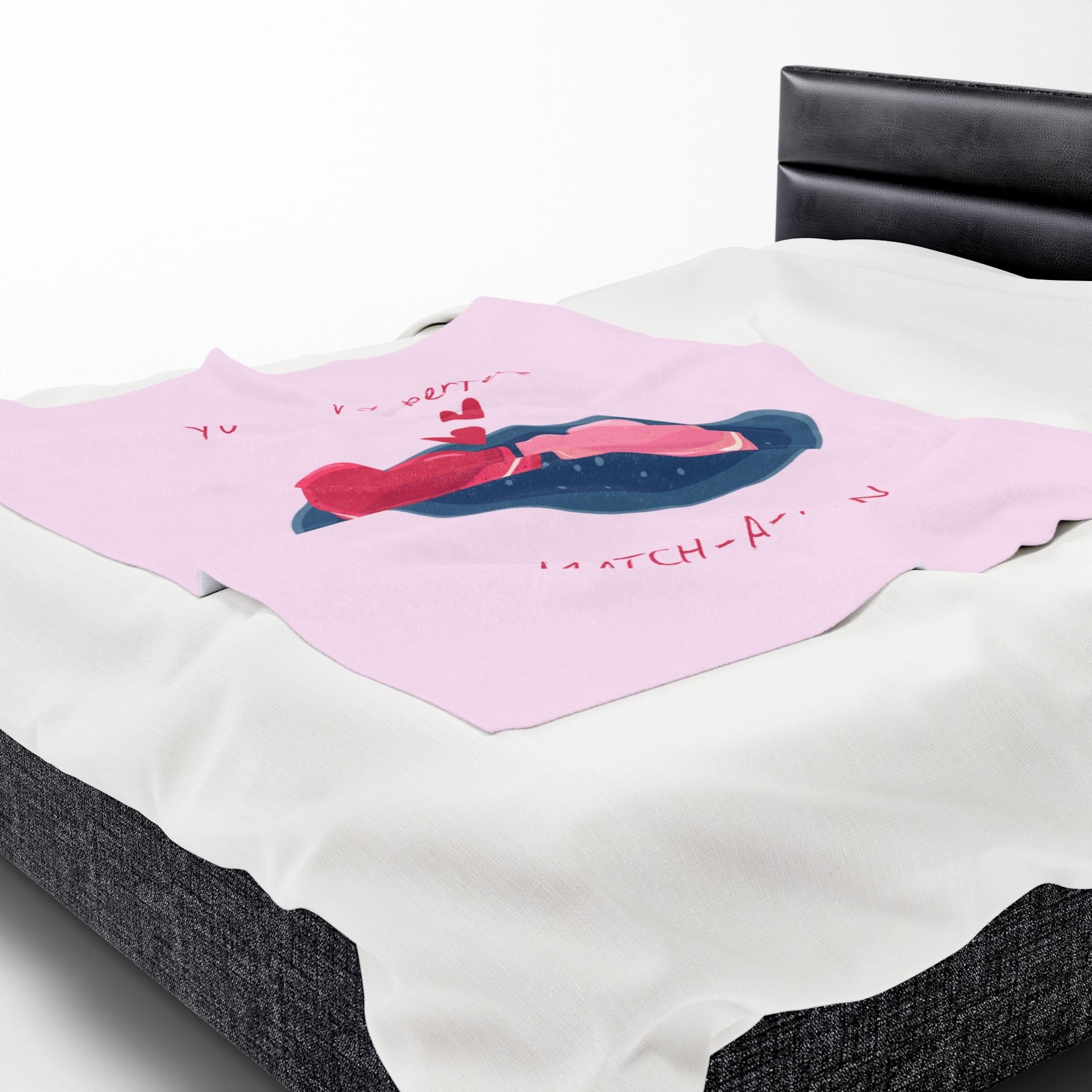 You’re My Perfect Match-A-Roon | Mix & Match Soft Fun-Flirty Lovers’ Blankets