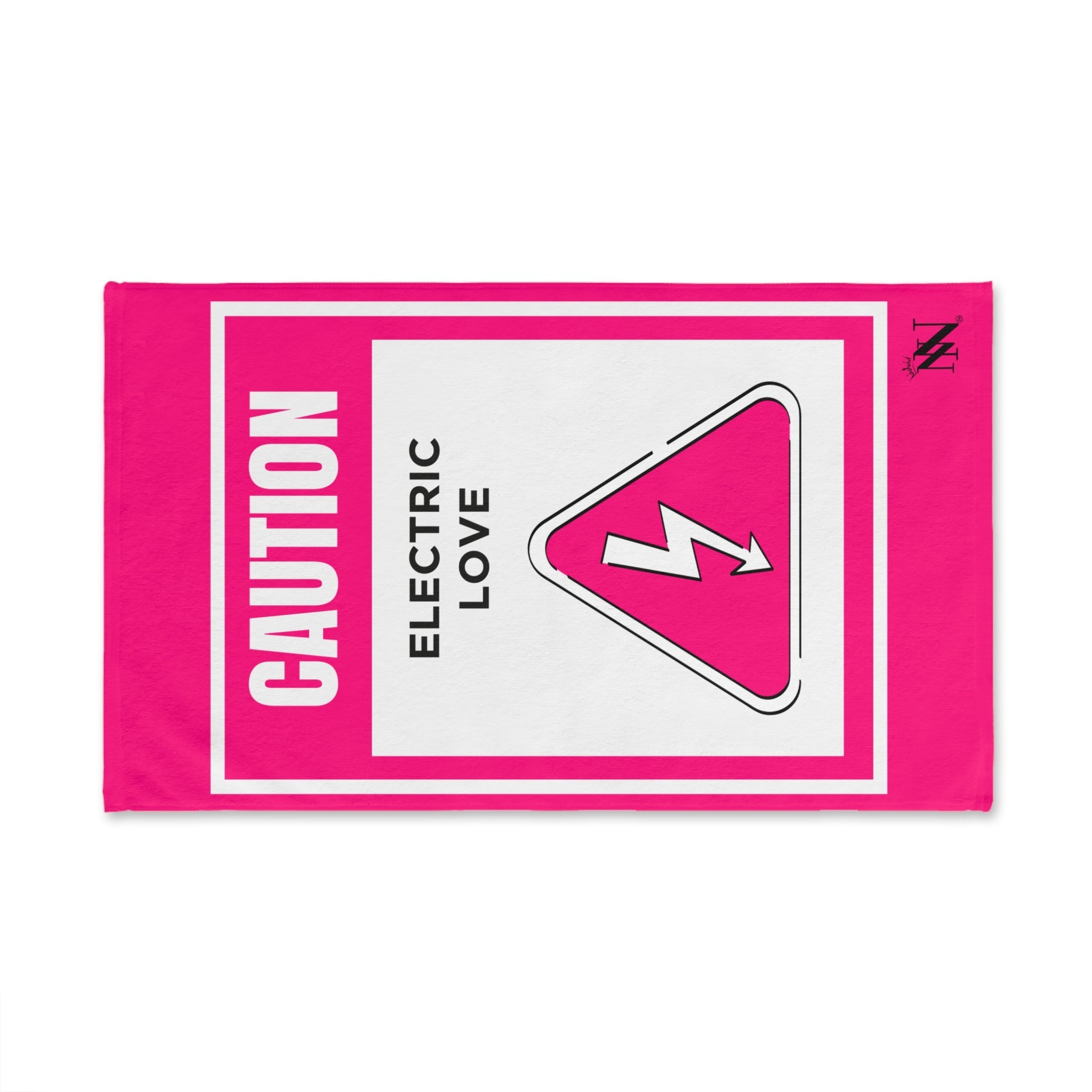 Caution Electric Love Cum Towel