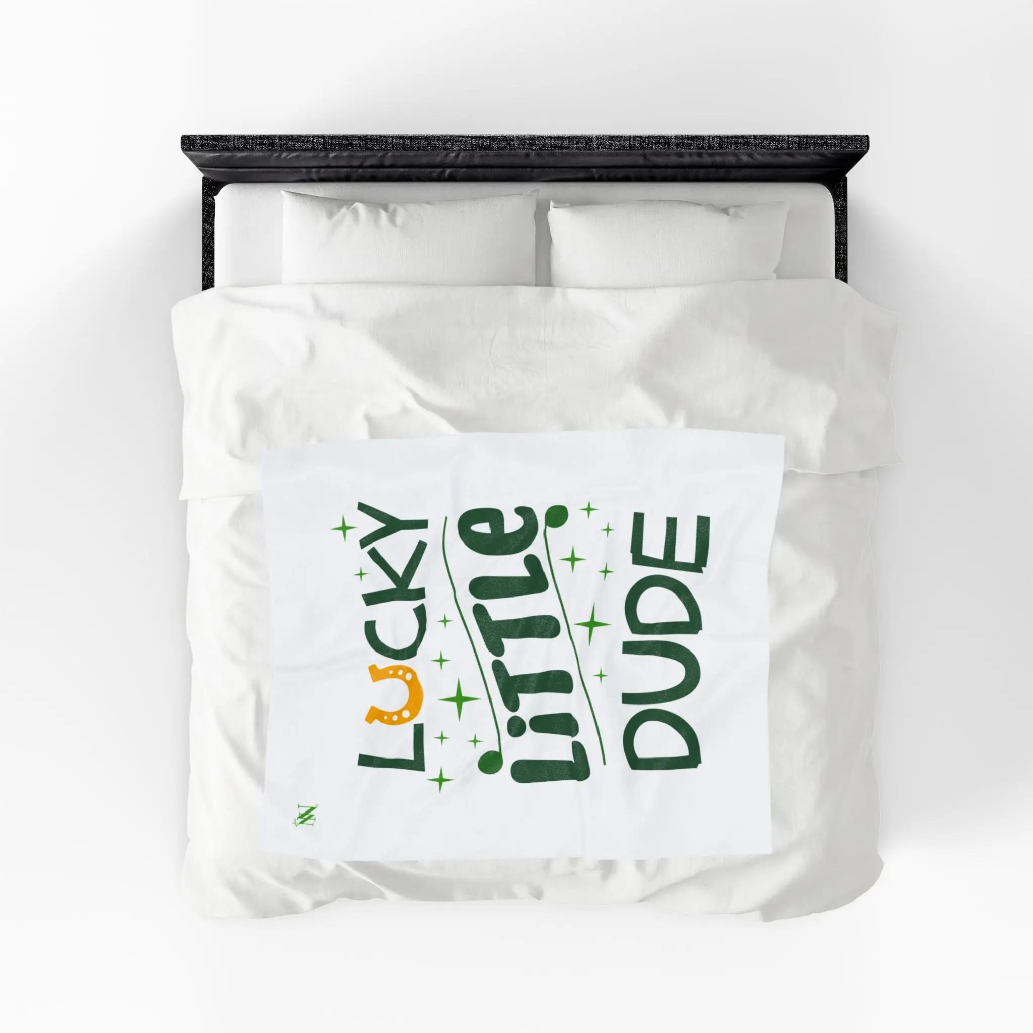 Lucky Little Dude St. Patrick’s Day | Mix & Match Soft Fun-Flirty Lovers’ Blankets