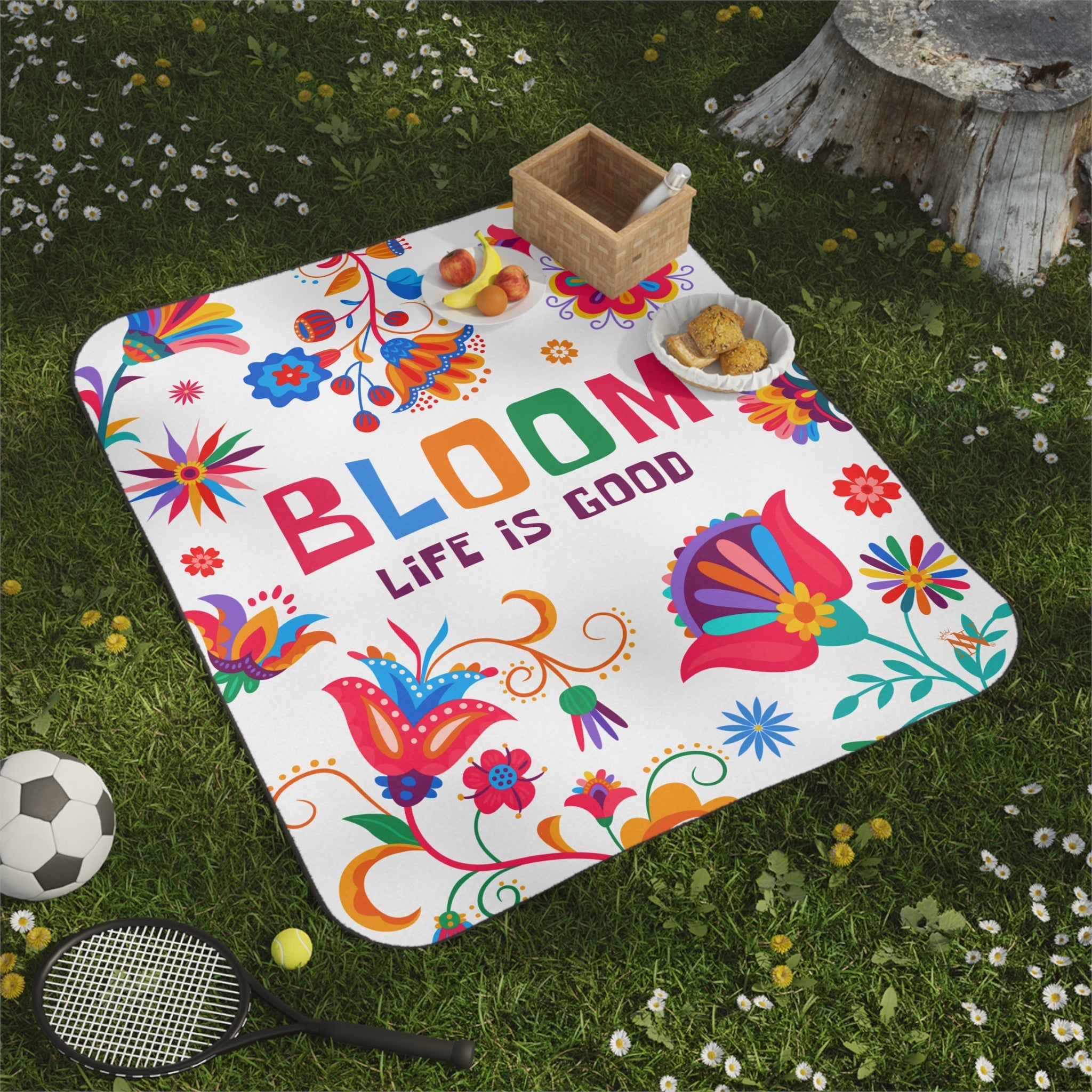 Bloom Life is Good | Mix Match Fun-Flirty Lovers’ Water-Resistant Blankets