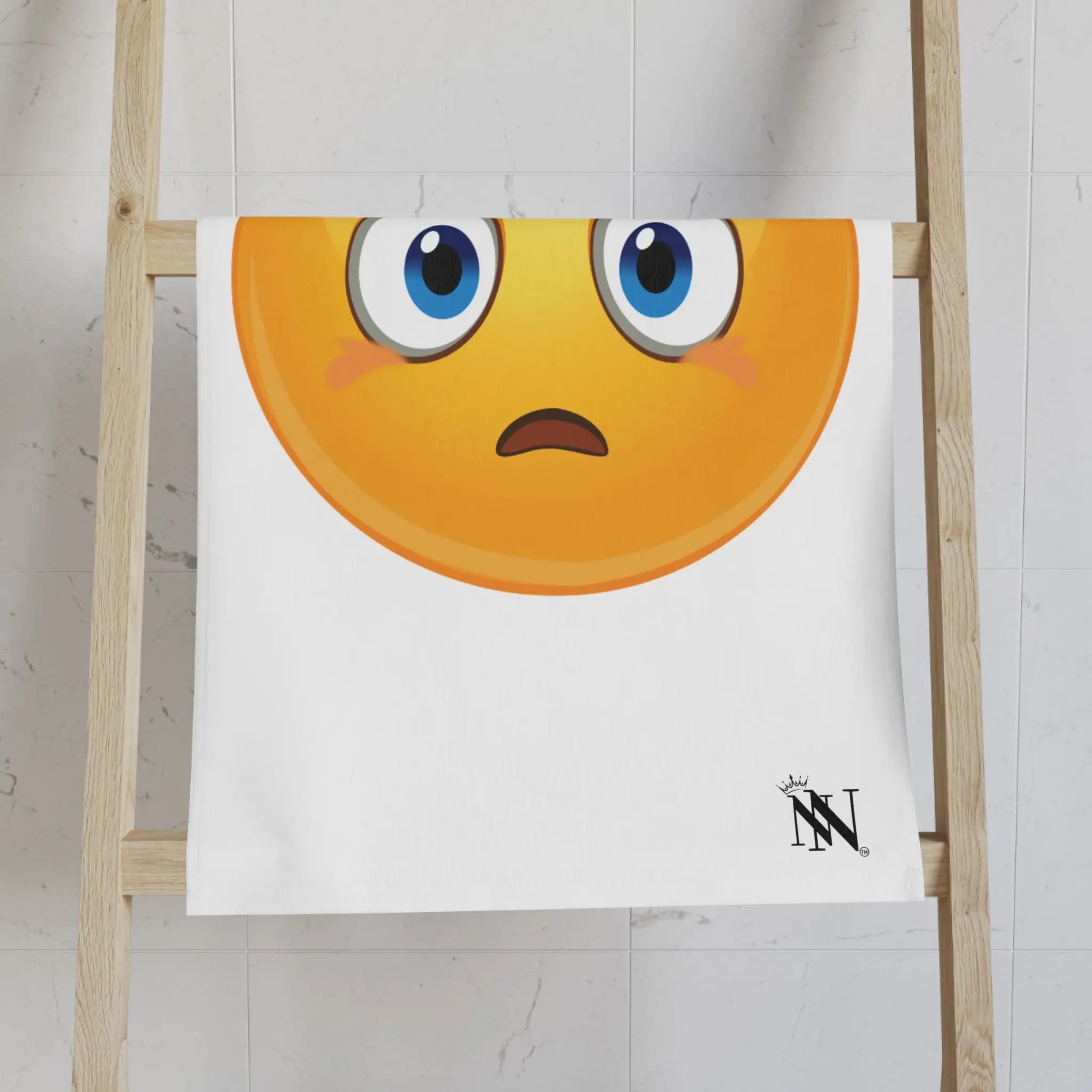 Sweating It Emoji Cum Towel