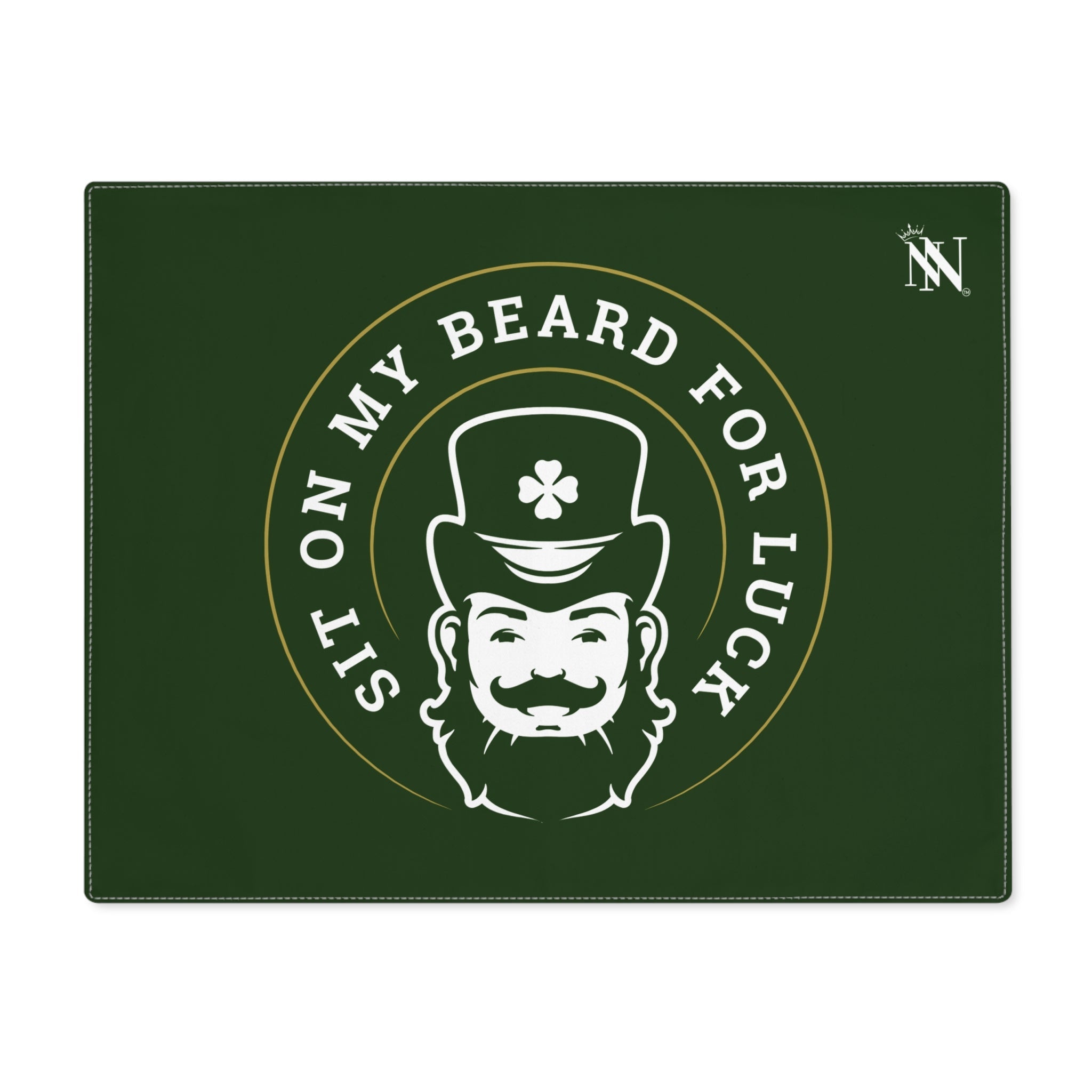 Sit on My Beard for Luck St. Patrick’s Day Adult Sex Toys Storage Mat