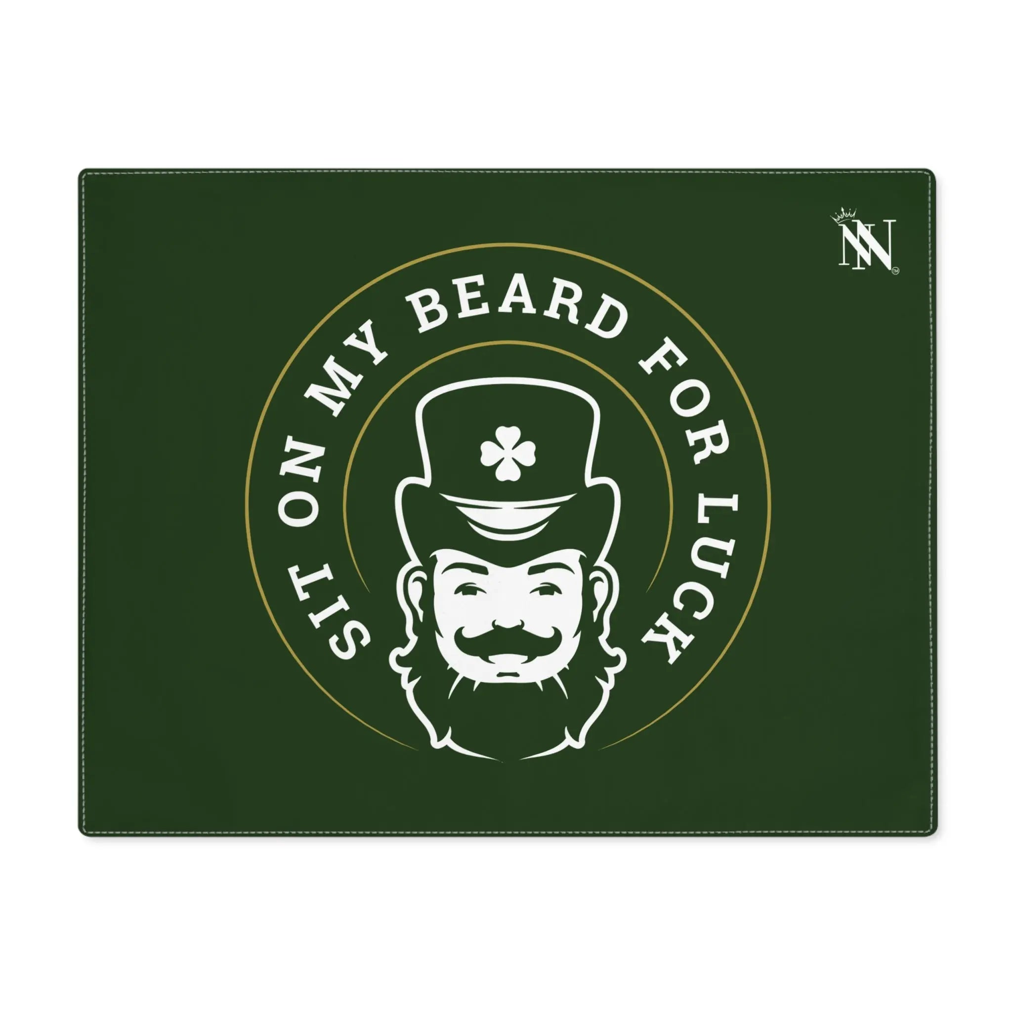 Sit on My Beard for Luck St. Patrick’s Day Adult Sex Toys Storage Mat