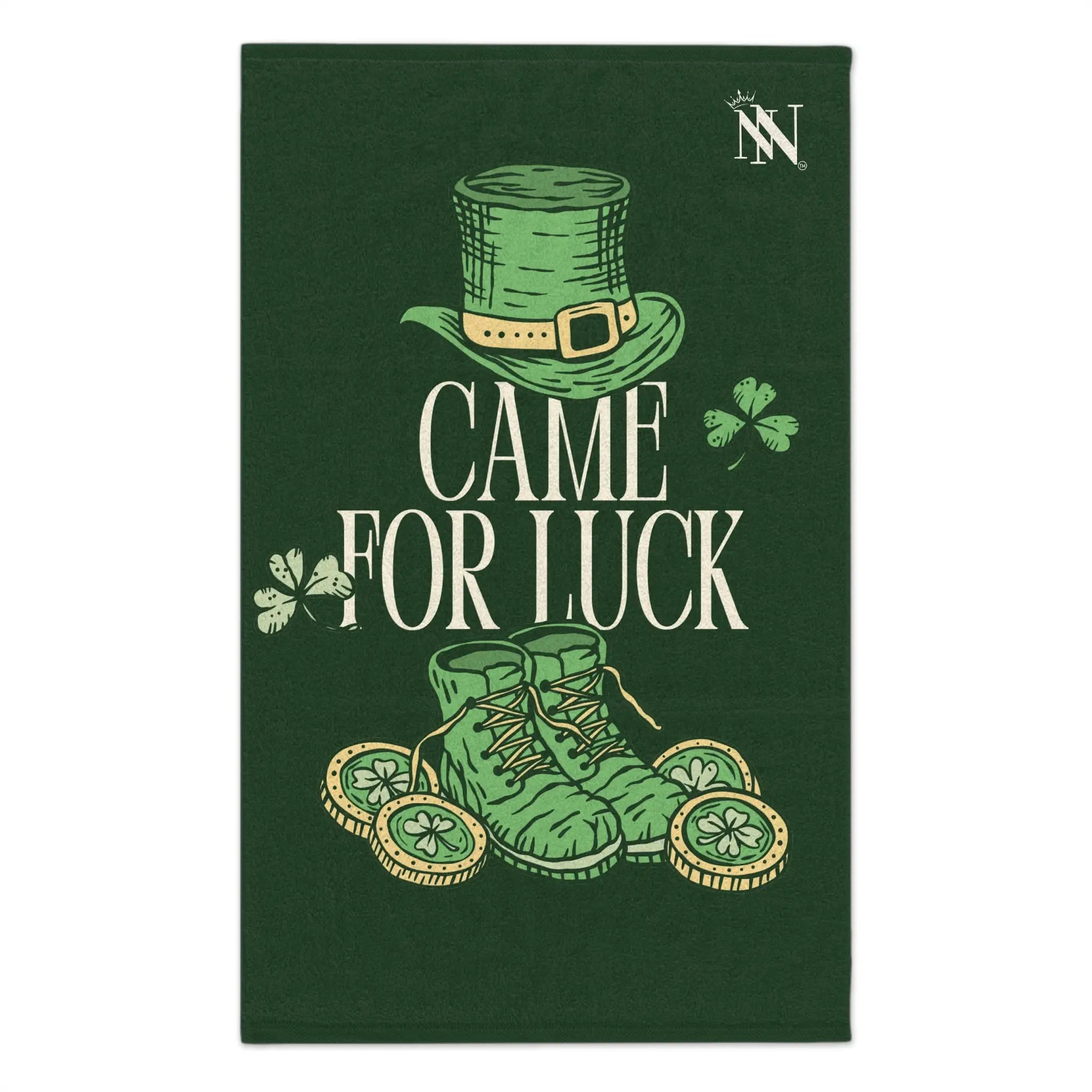 Came for Luck St. Patrick’s Day | Mix & Match Soft Fun-Flirty Lovers’ Towels